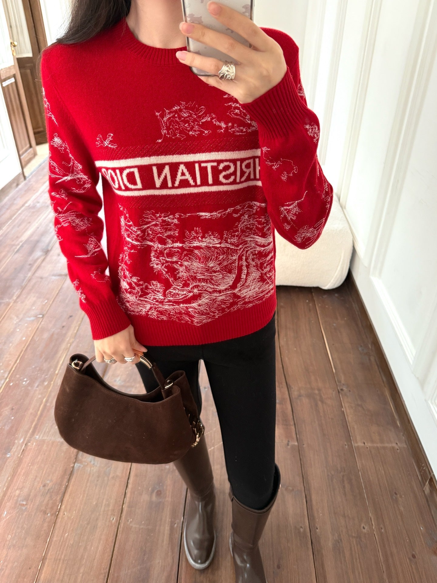 26SS NEW embroidery sweater