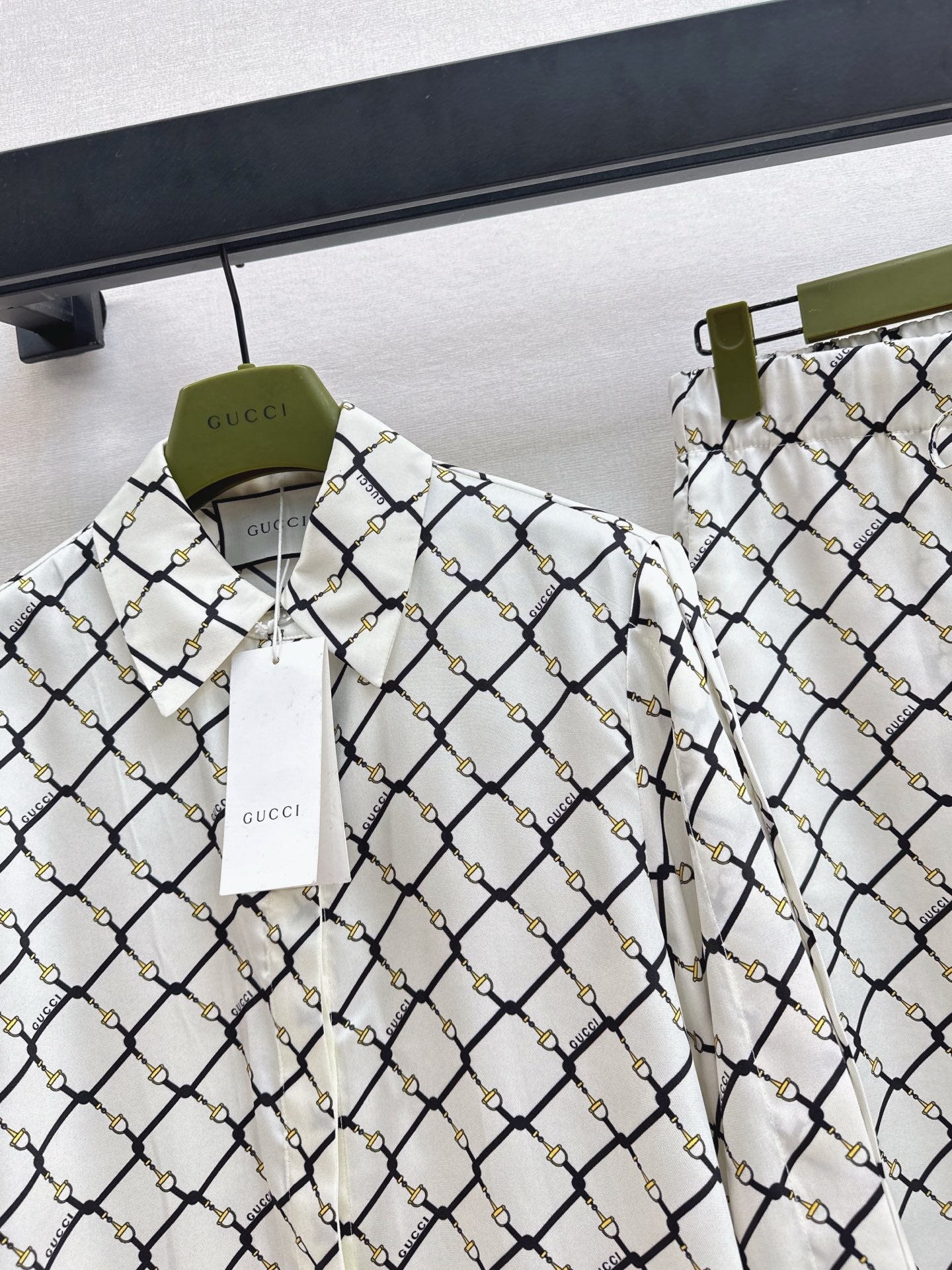 26SS NEW check shirts wide-leg set