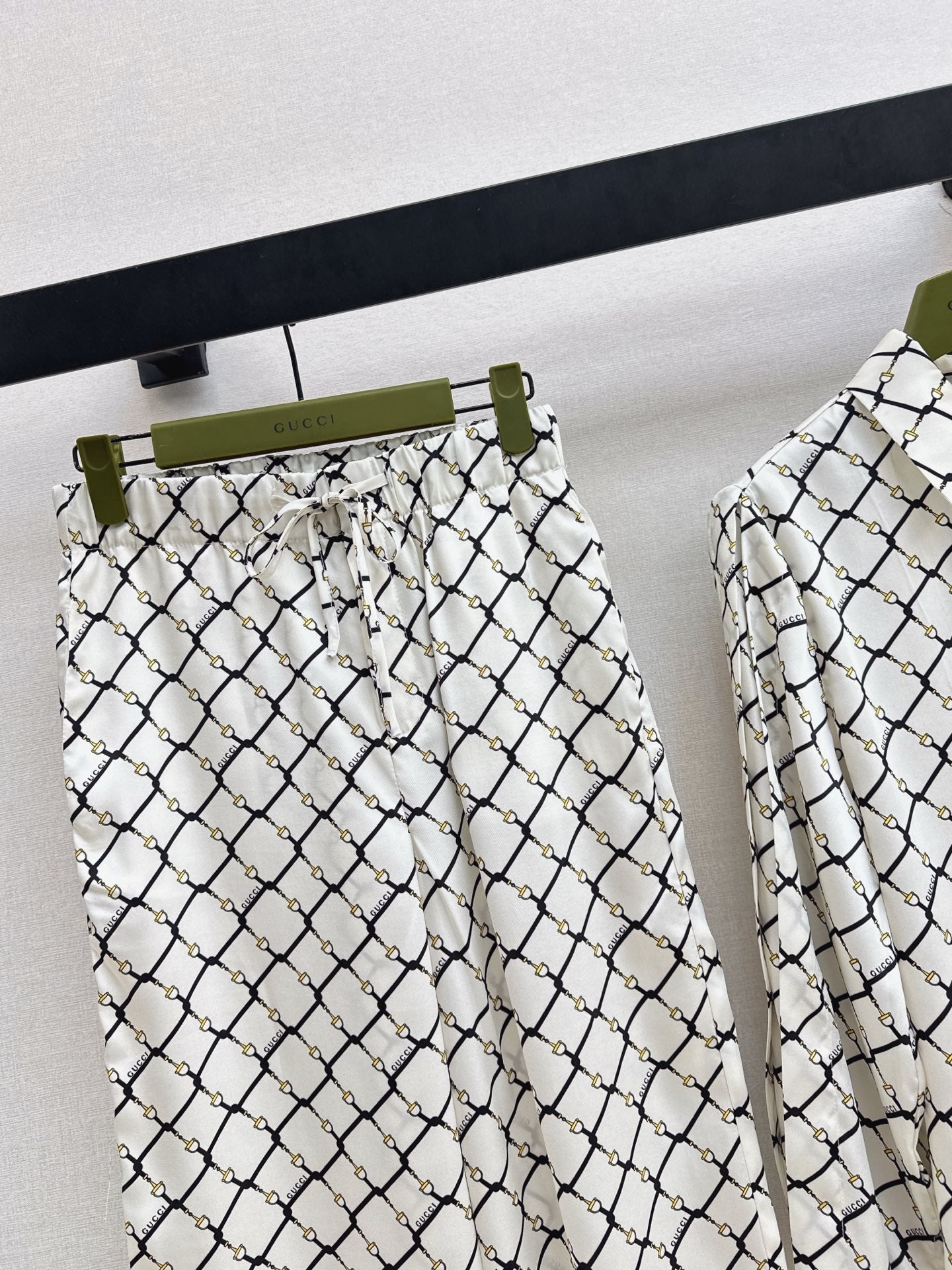 26SS NEW check shirts wide-leg set