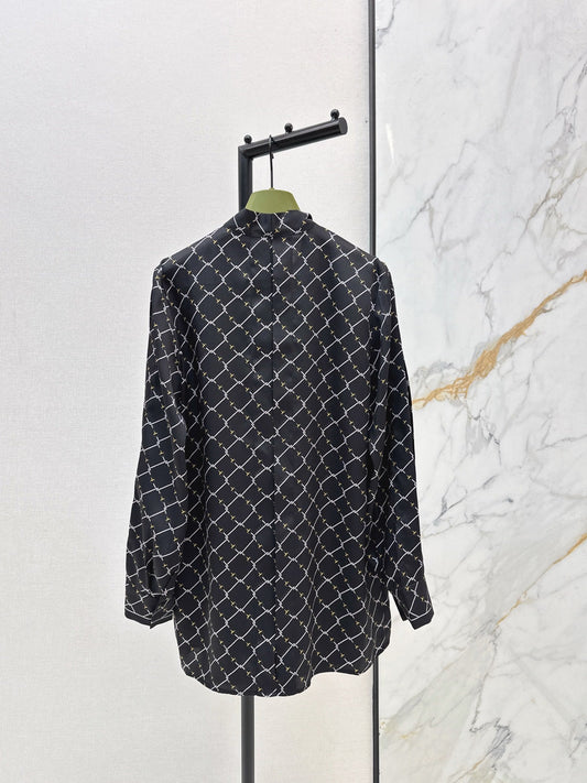 26SS NEUE Schleifenbluse