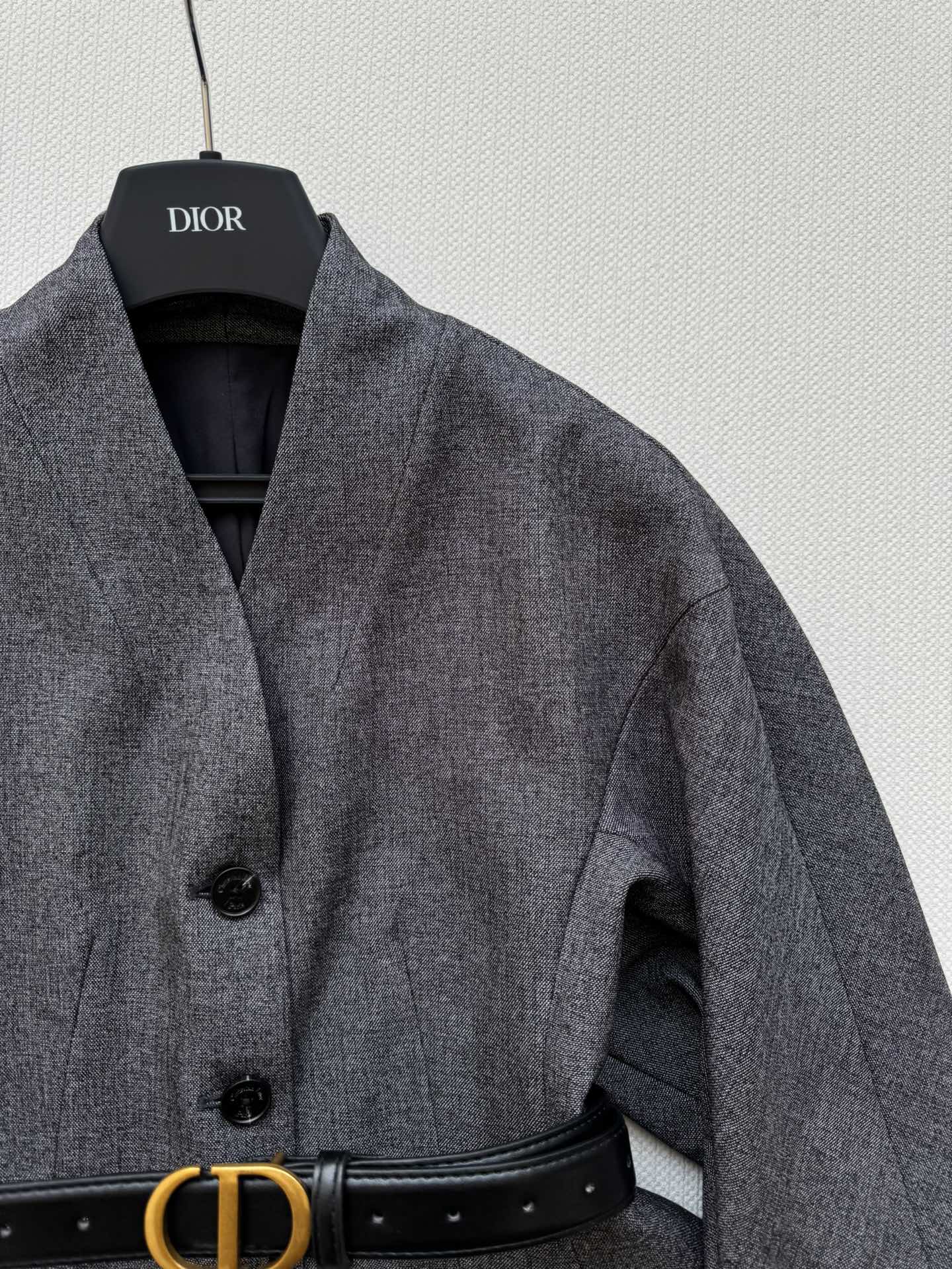 26SS NEUE Jacke mit Gürtel
