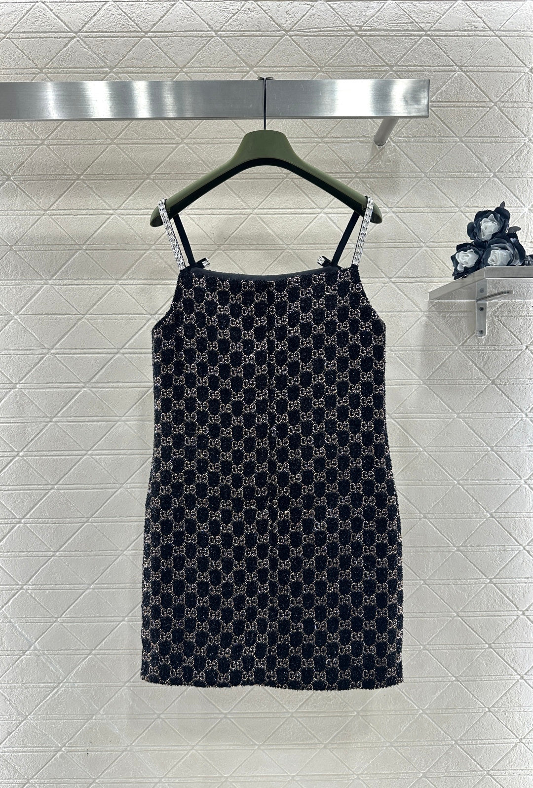 26SS NEW rhinestones dress