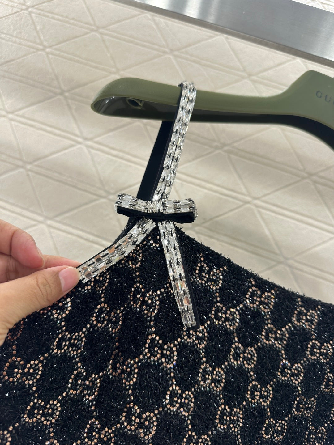 26SS NEW rhinestones dress
