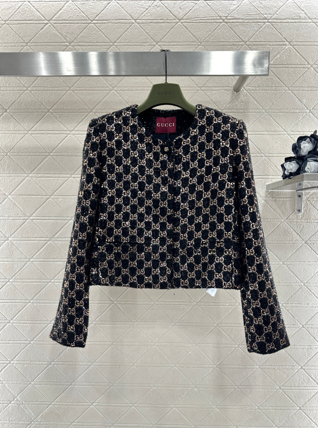 26SS NEW rhinestones blazer