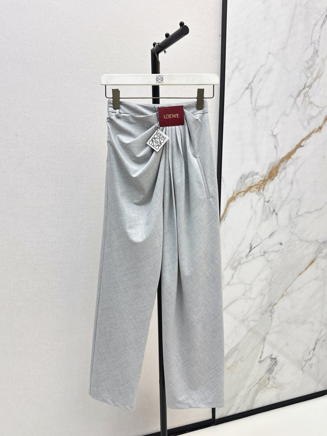 26SS NEW folds high-waist pants suits