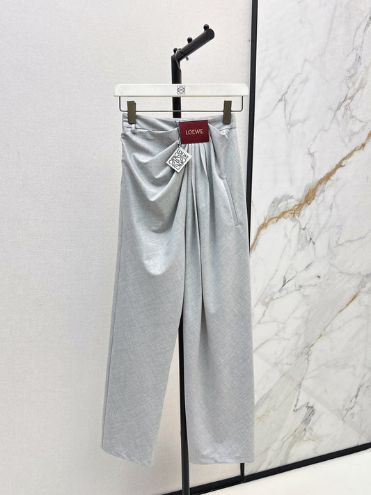 26SS NEW folds high-waist pants suits