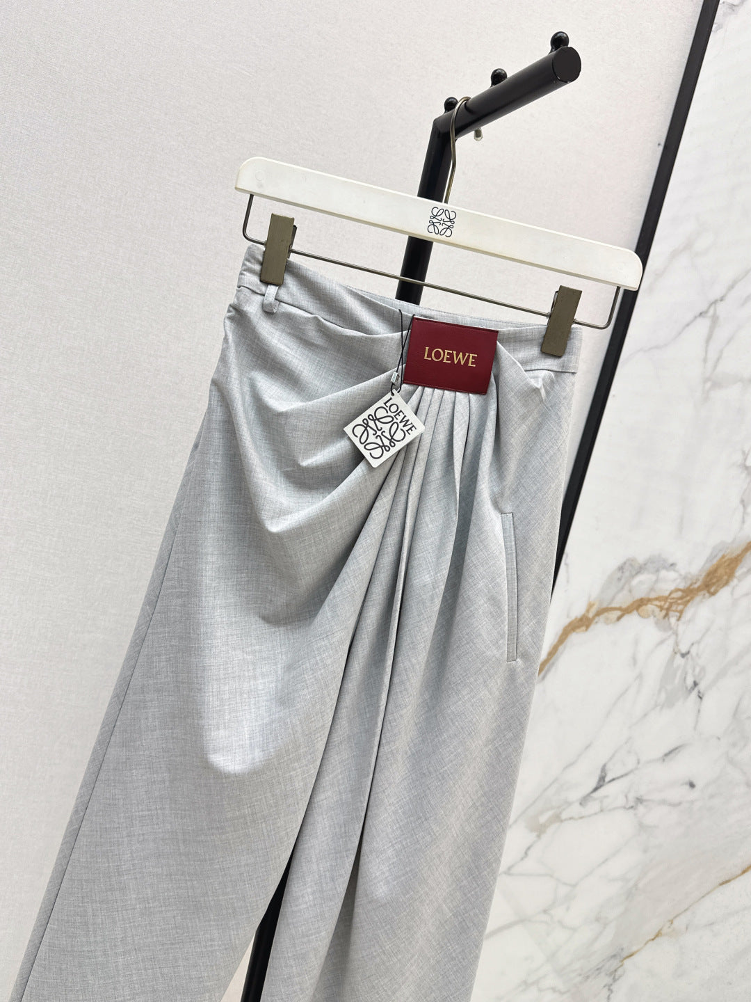 26SS NEW folds high-waist pants suits
