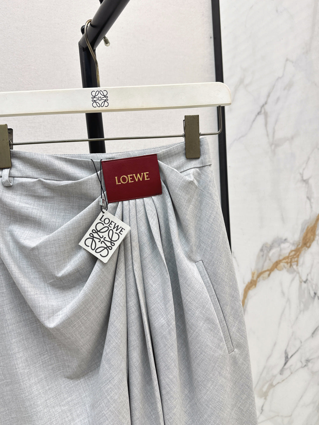 26SS NEW folds high-waist pants suits