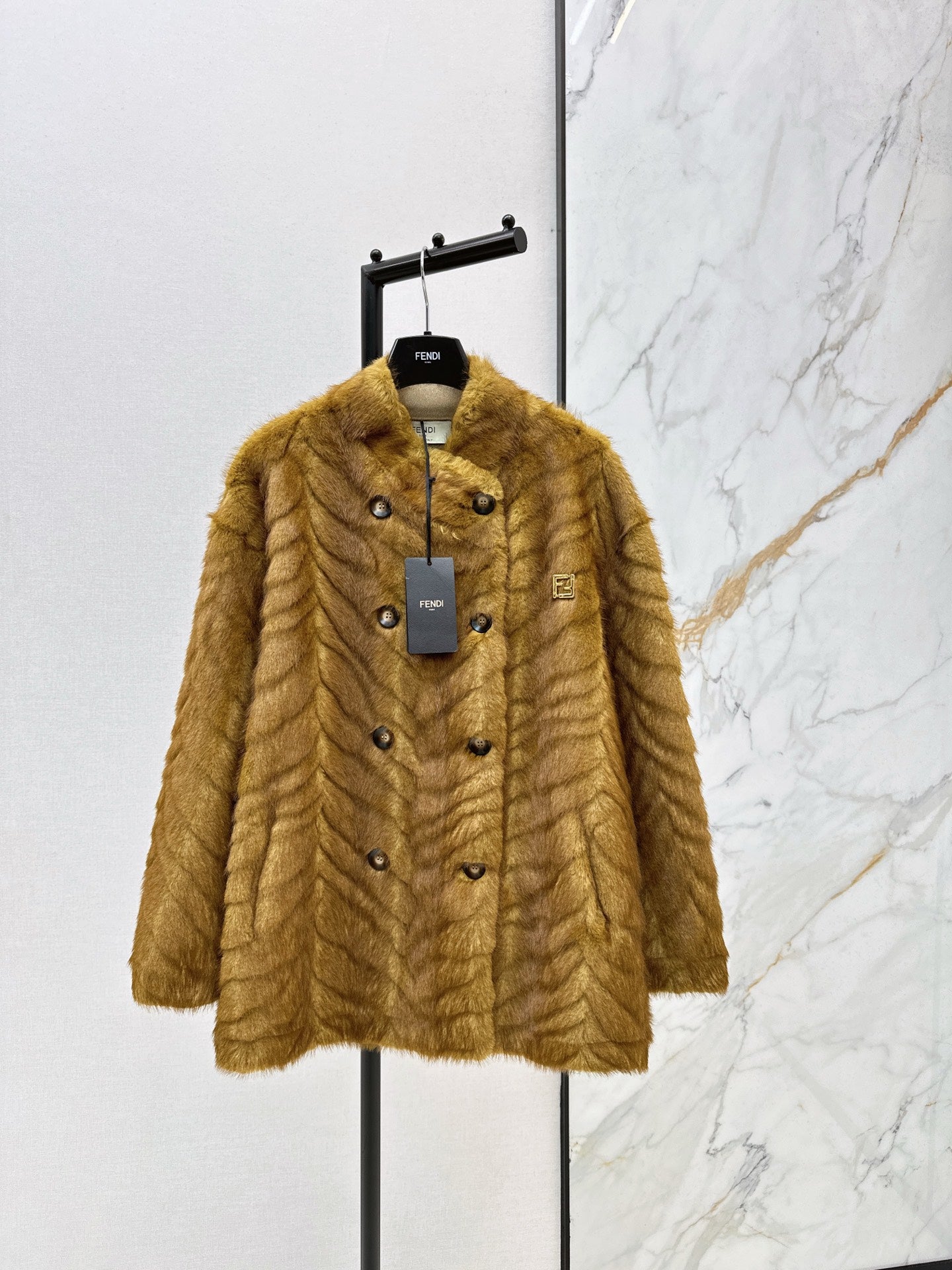 26SS NEW eco-friendly fur jacket