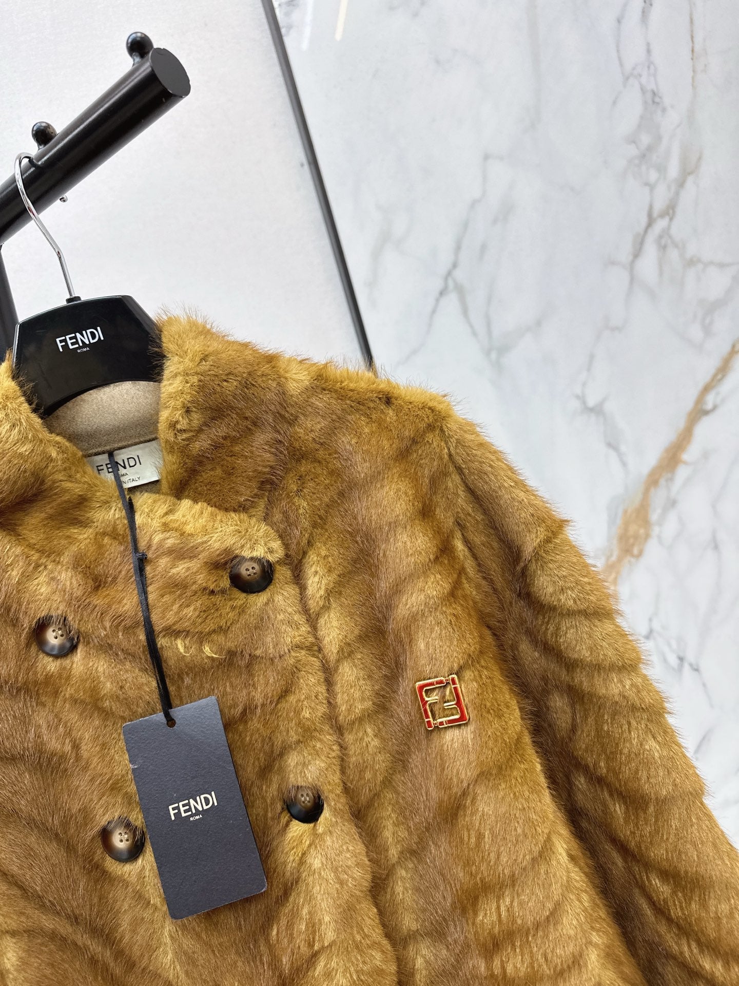 26SS NEW eco-friendly fur jacket