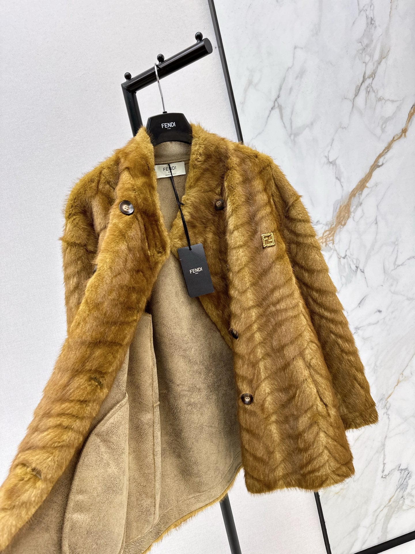 26SS NEW eco-friendly fur jacket