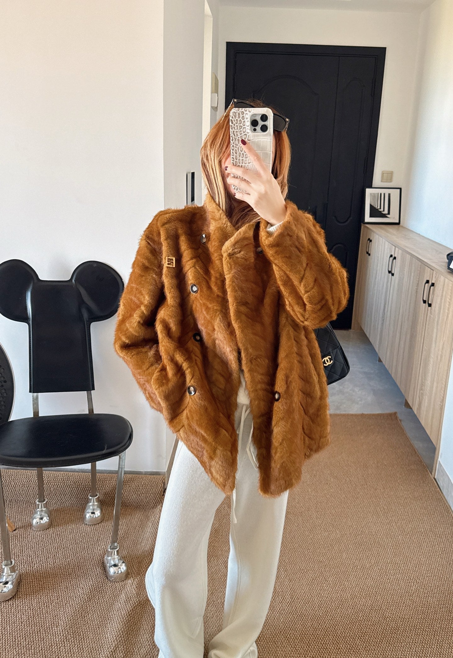 26SS NEW eco-friendly fur jacket