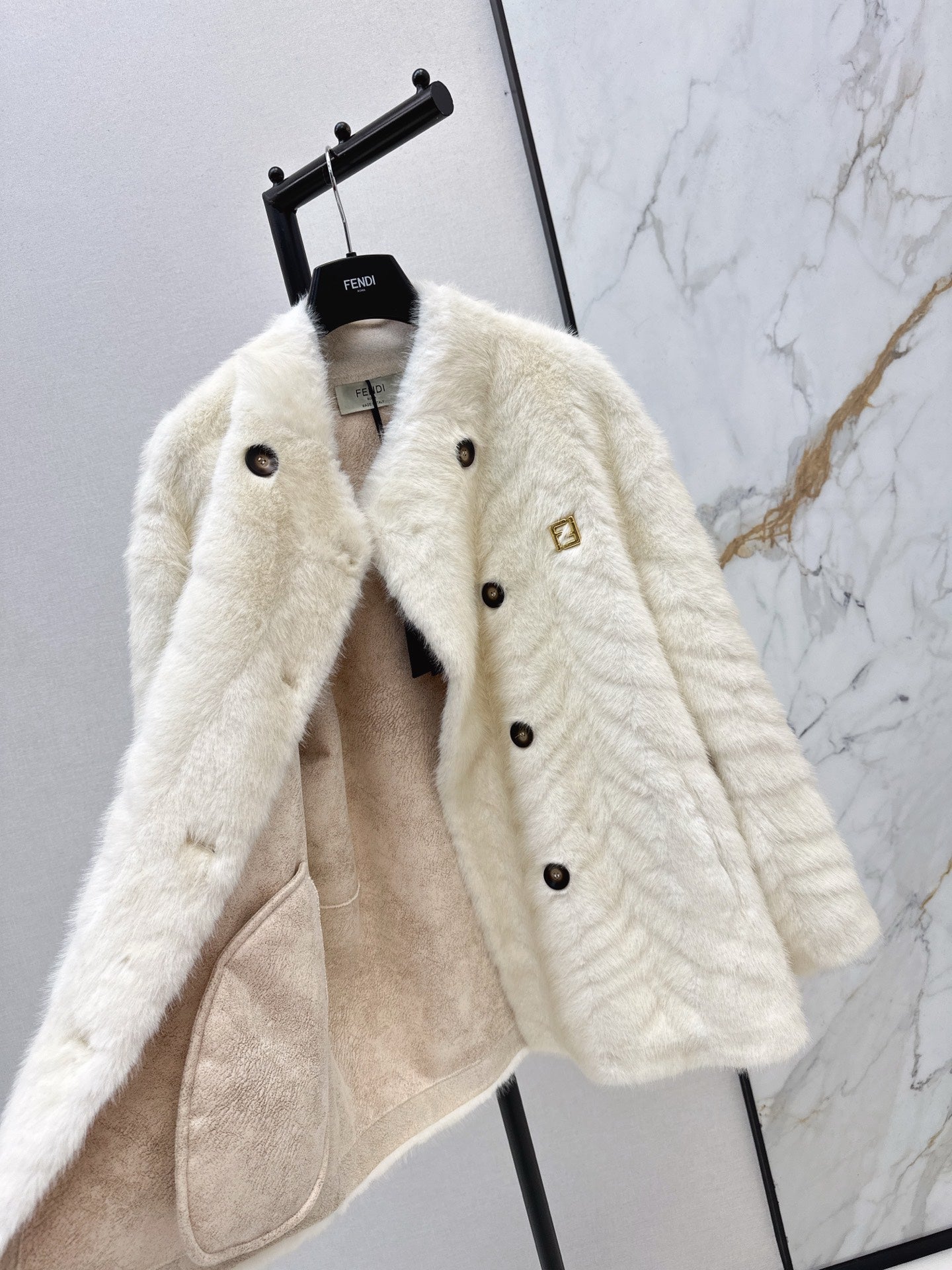 26SS NEW eco-friendly fur jacket