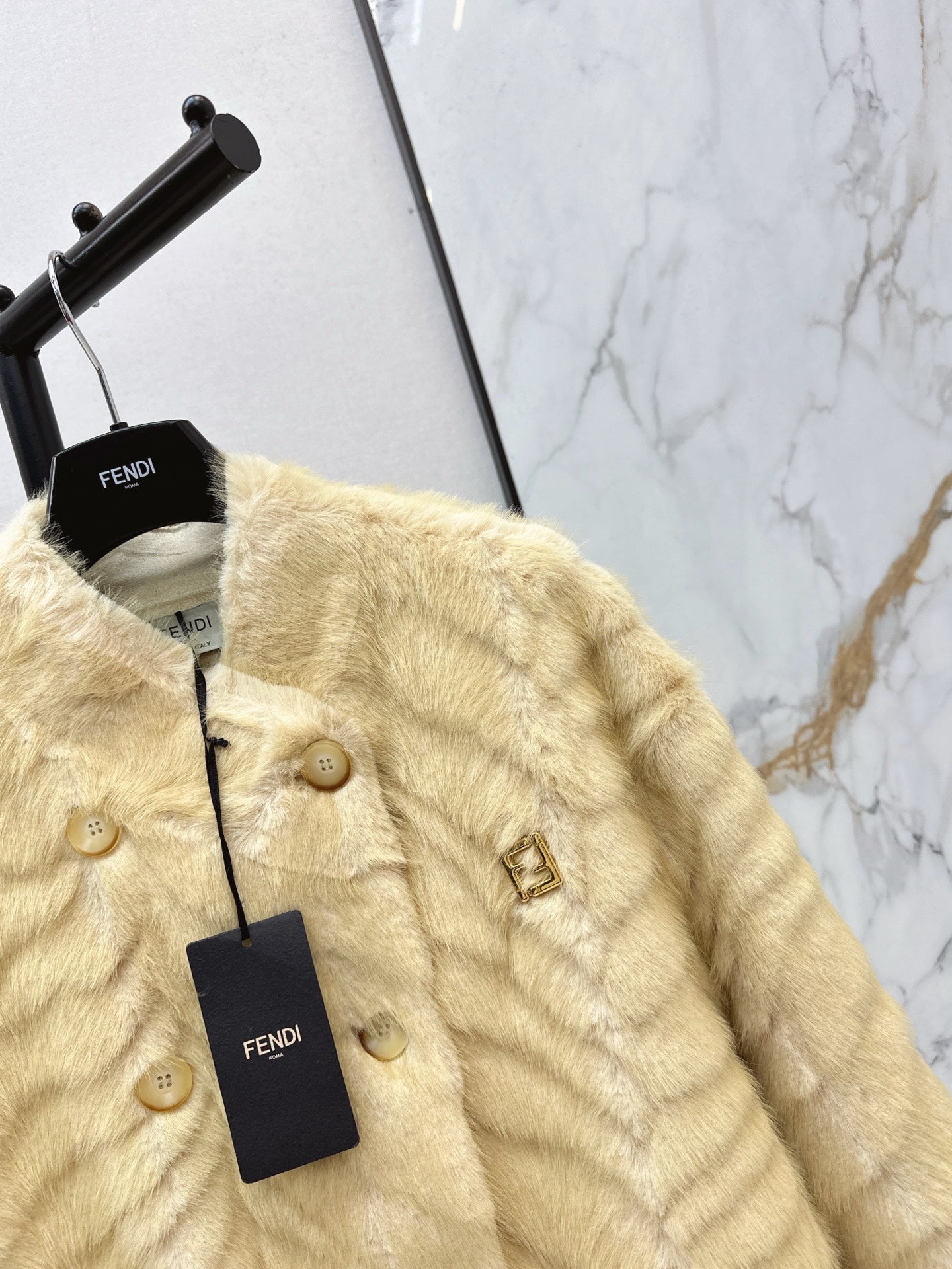 26SS NEW eco-friendly fur jacket