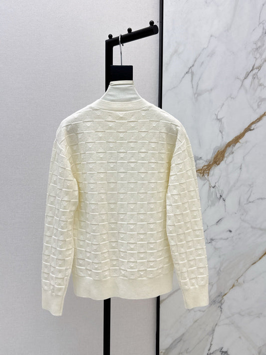 26SS NEW check knit cardigan