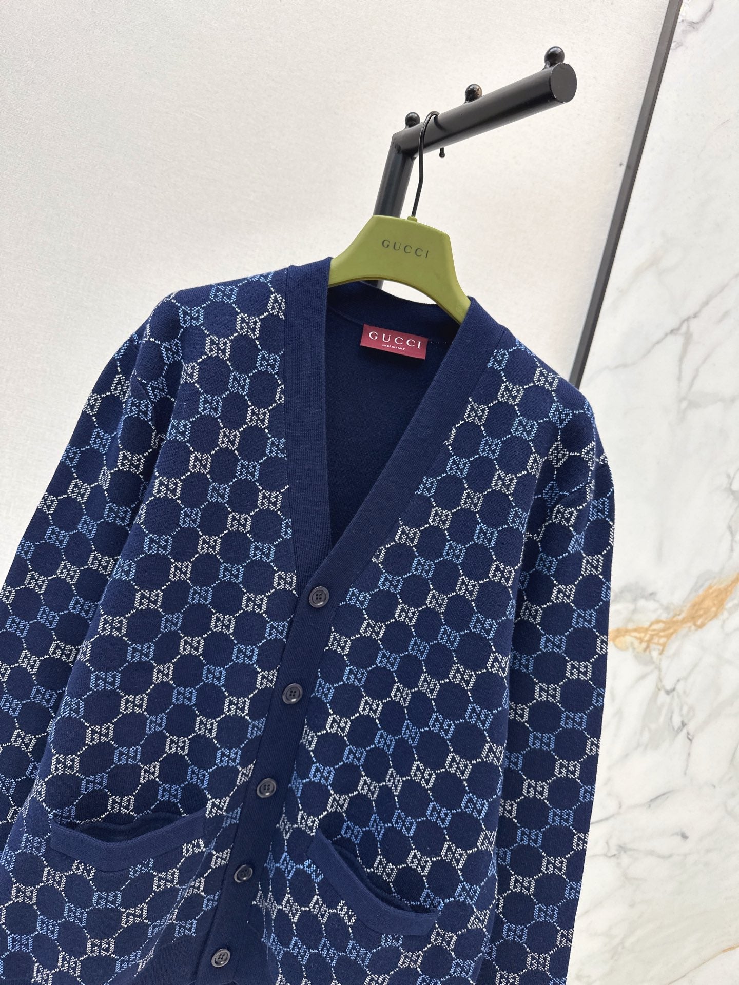 26SS NEUER Jacquard-Cardigan
