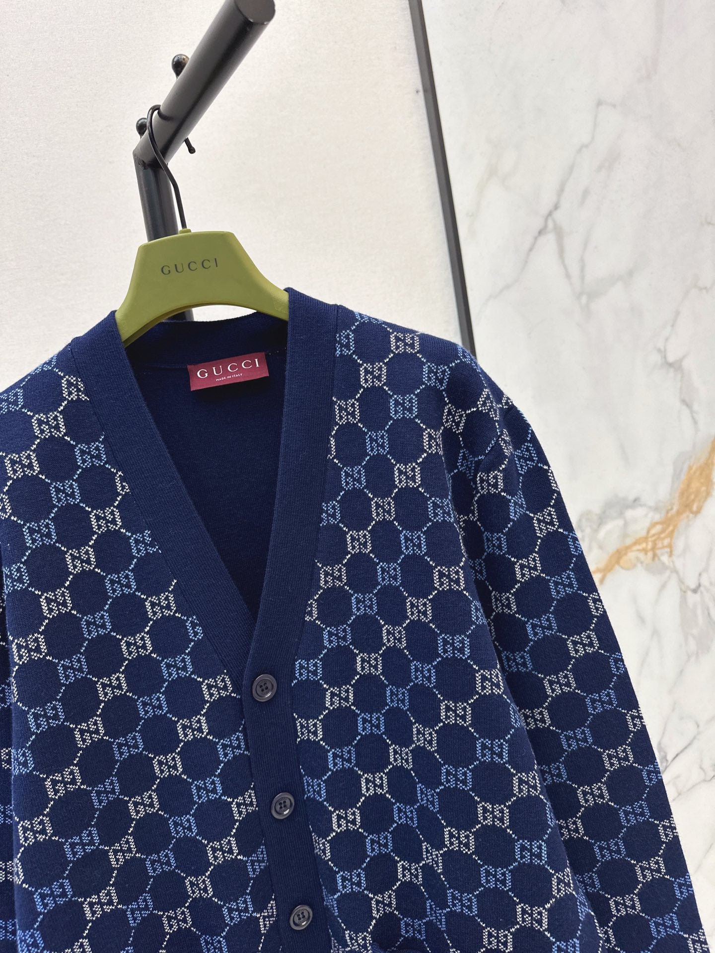 26SS NEUER Jacquard-Cardigan