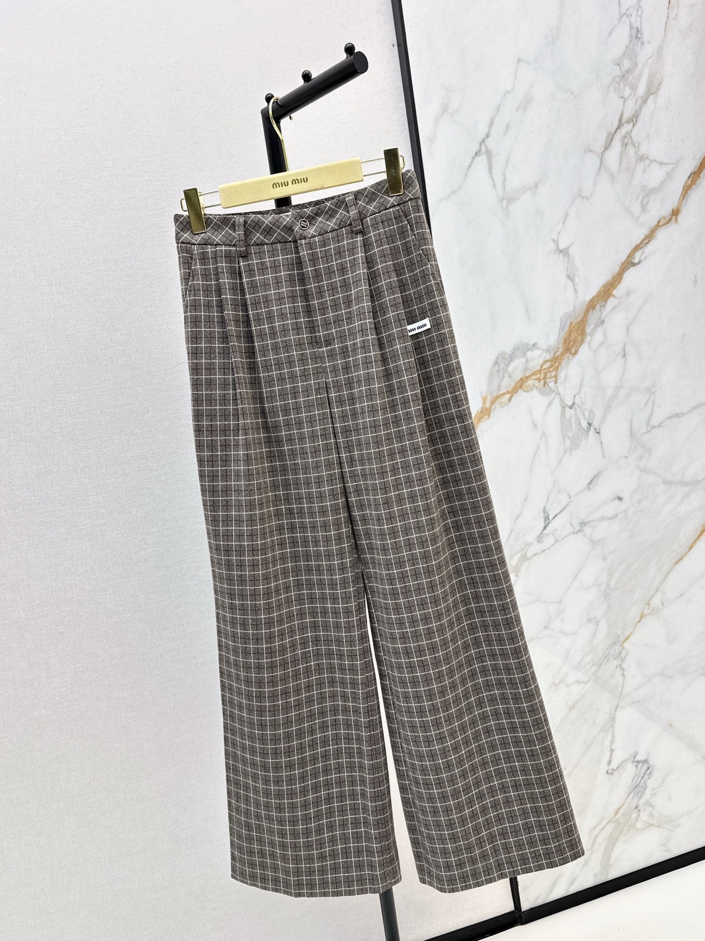 26SS NEUE karierte Hose