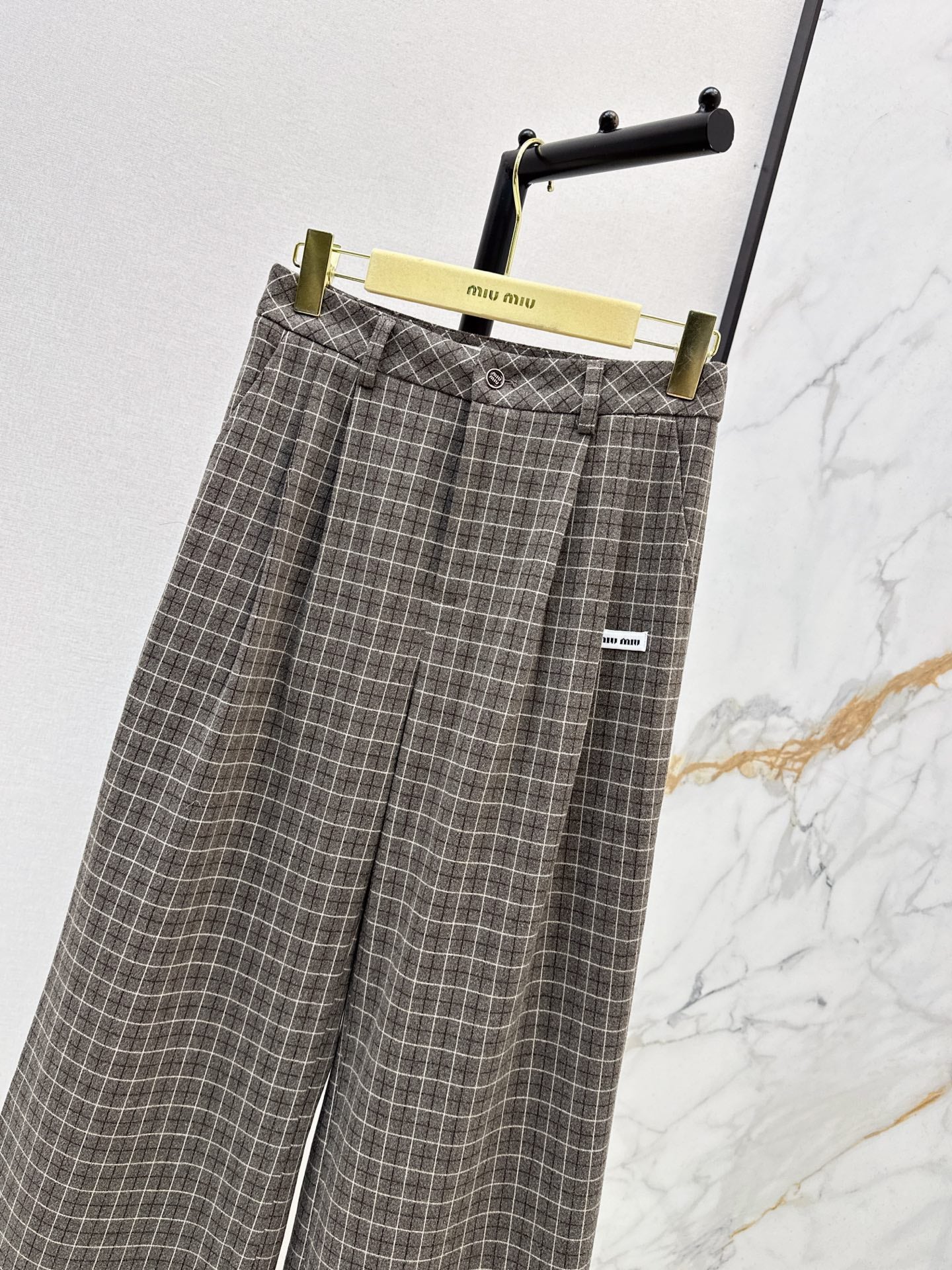26SS NEUE karierte Hose