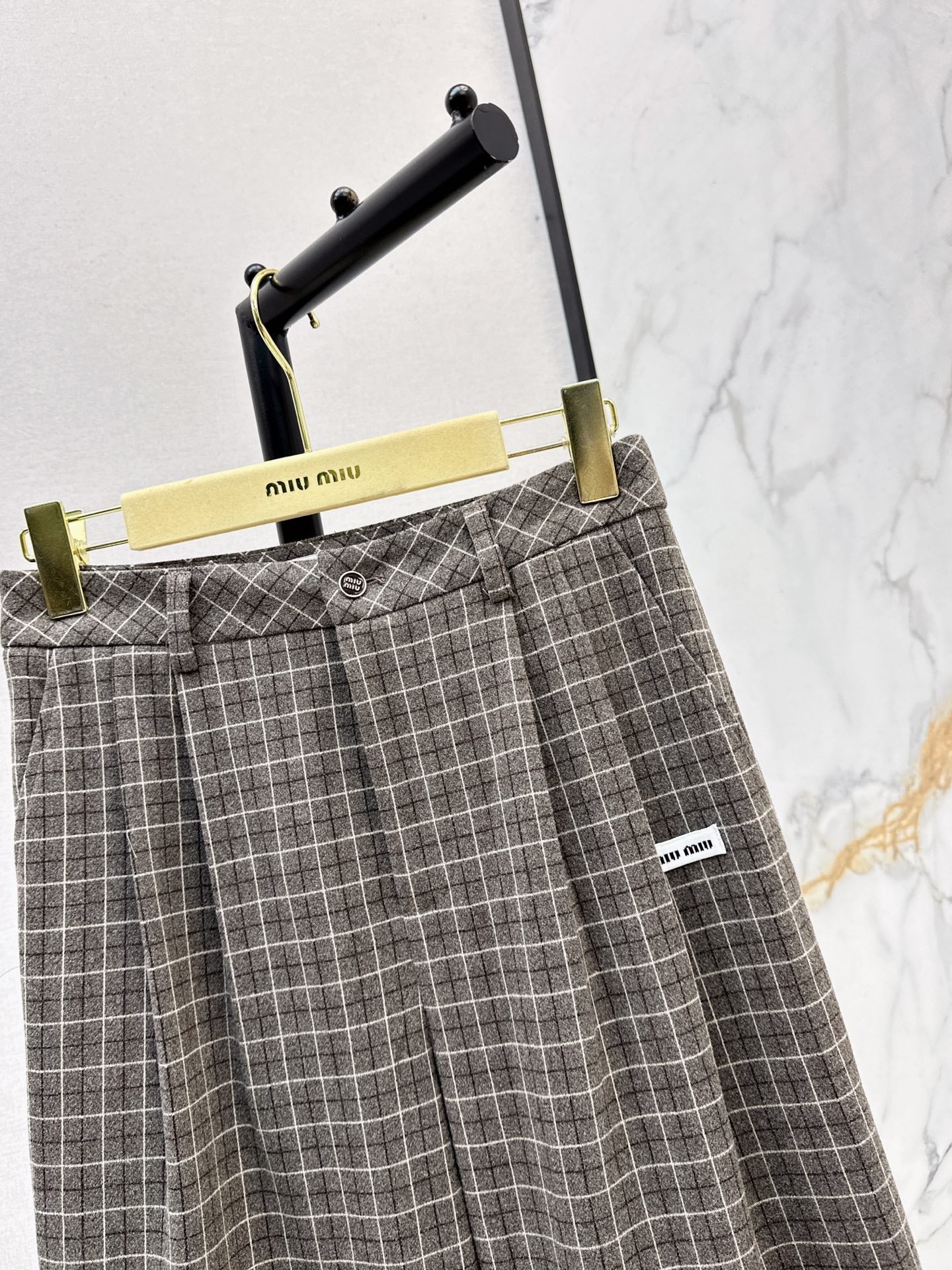 26SS NEUE karierte Hose