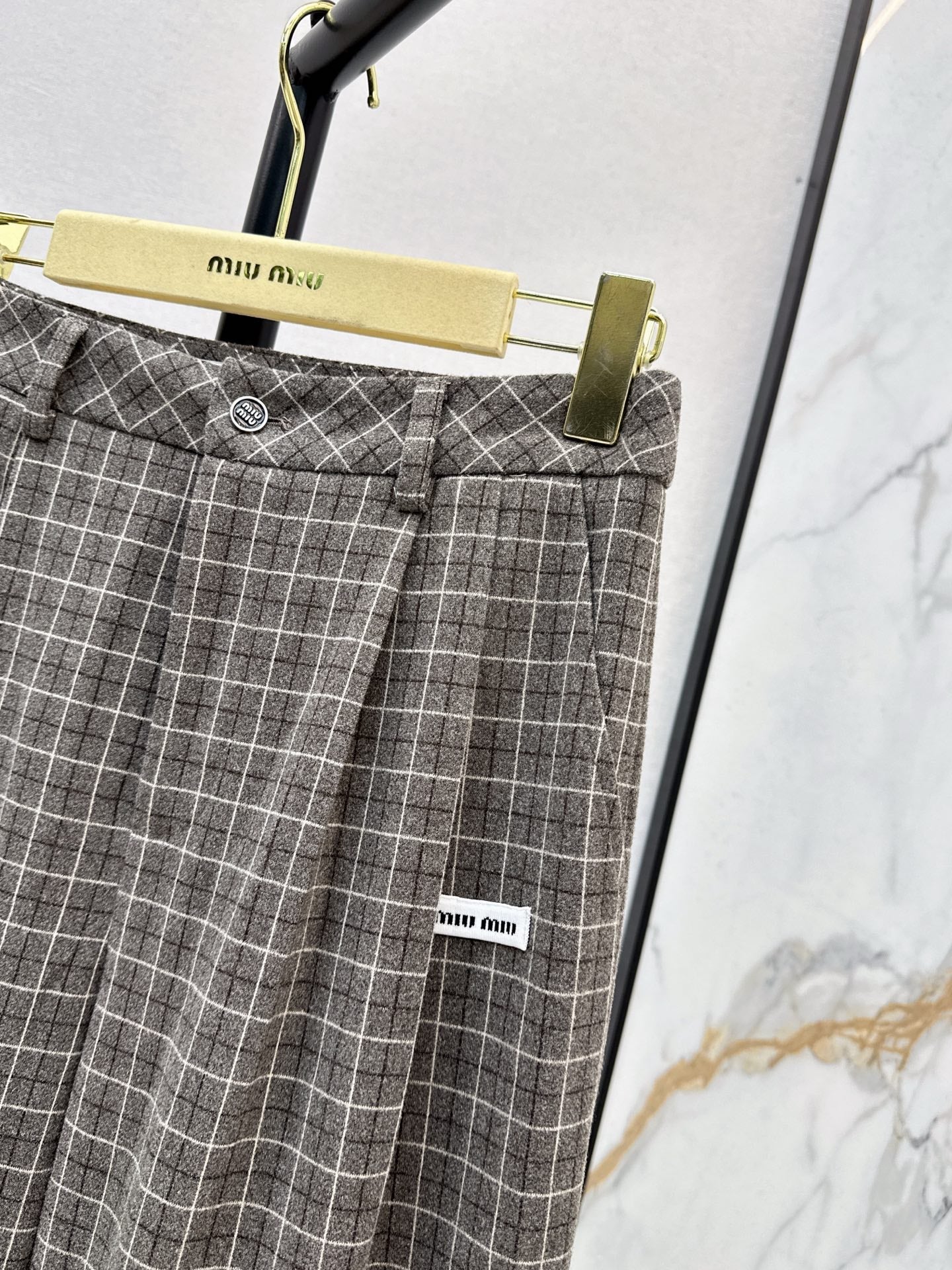 26SS NEUE karierte Hose