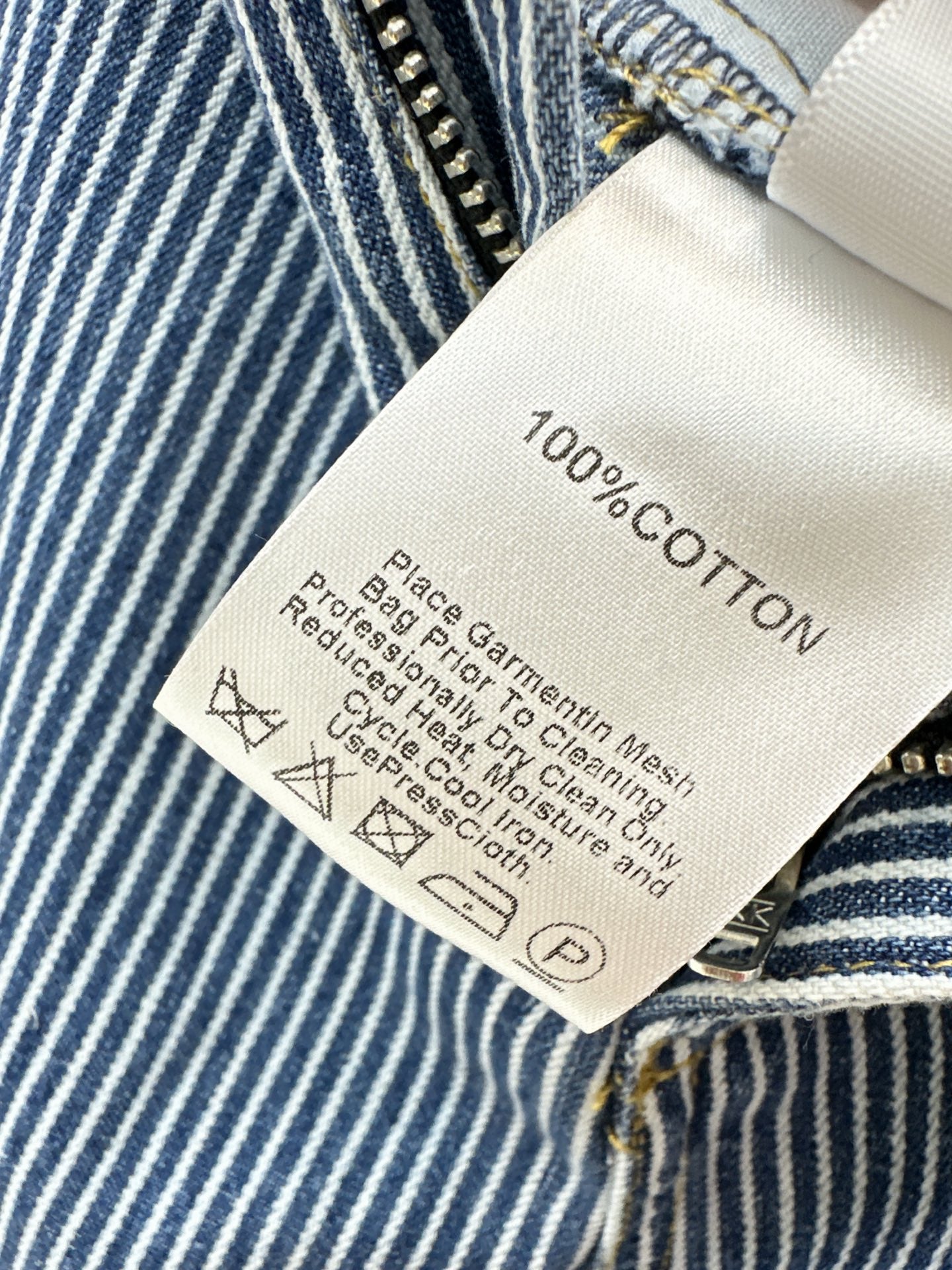 26SS NEUE gestreifte Wide-Leg Jeans