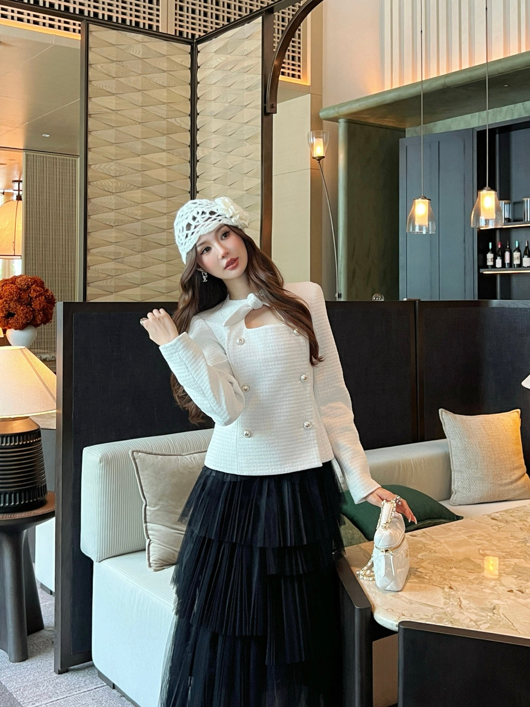26SS NEUE gewebte Jacke