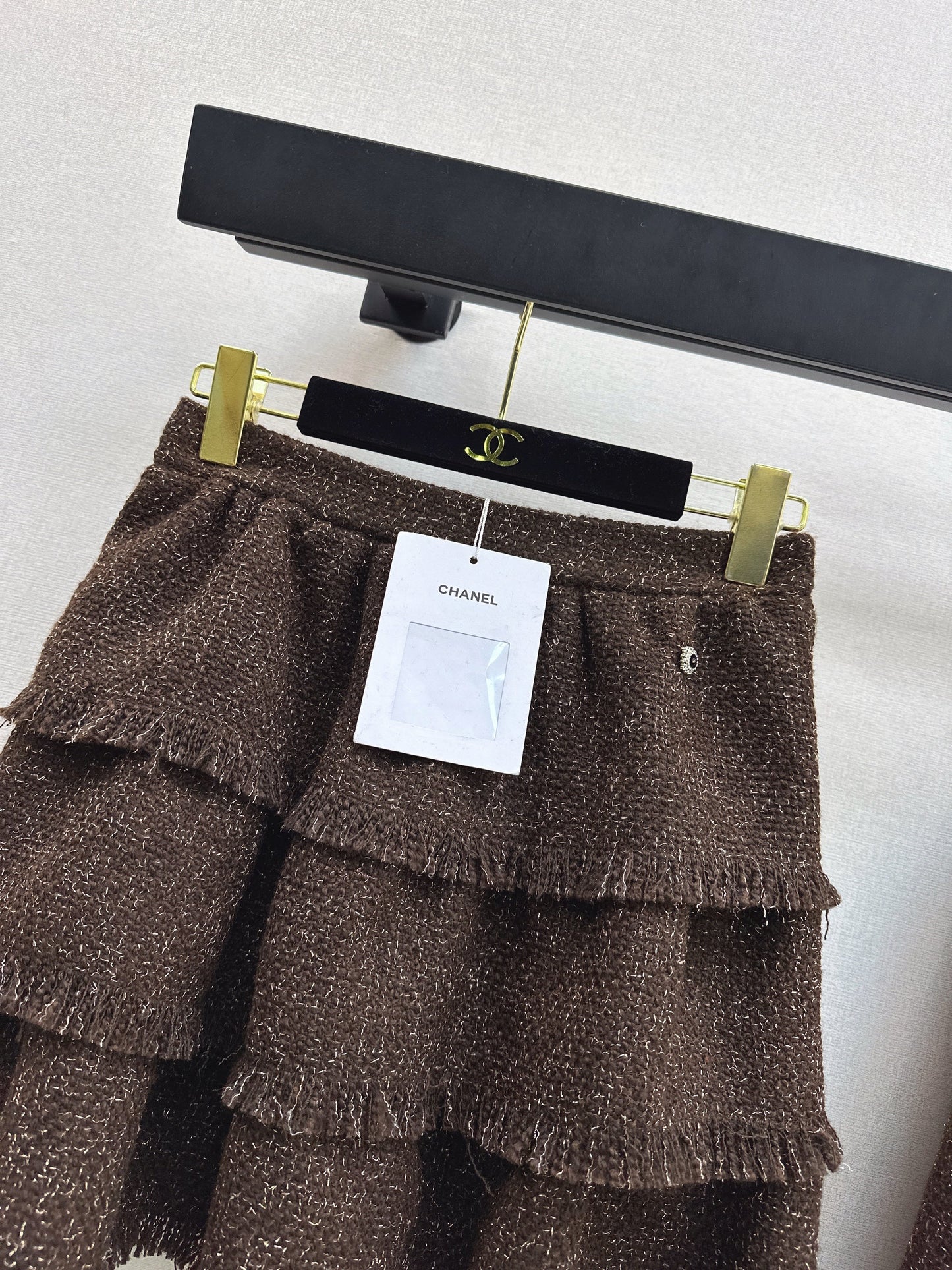 26SS NEW fringe woven skirt
