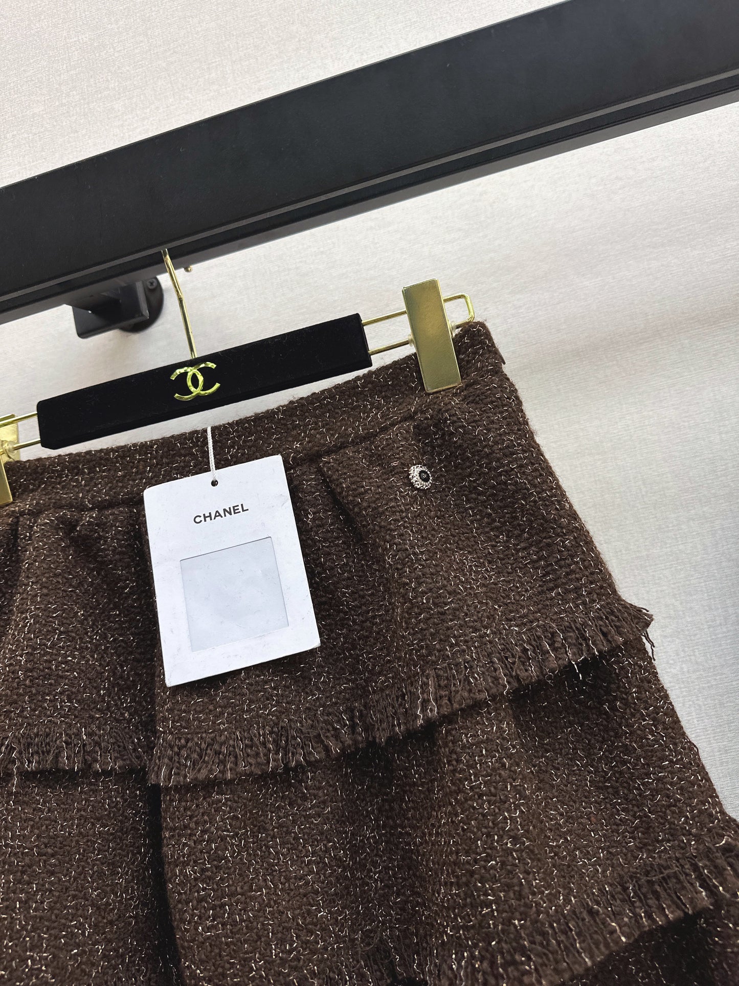 26SS NEW fringe woven skirt
