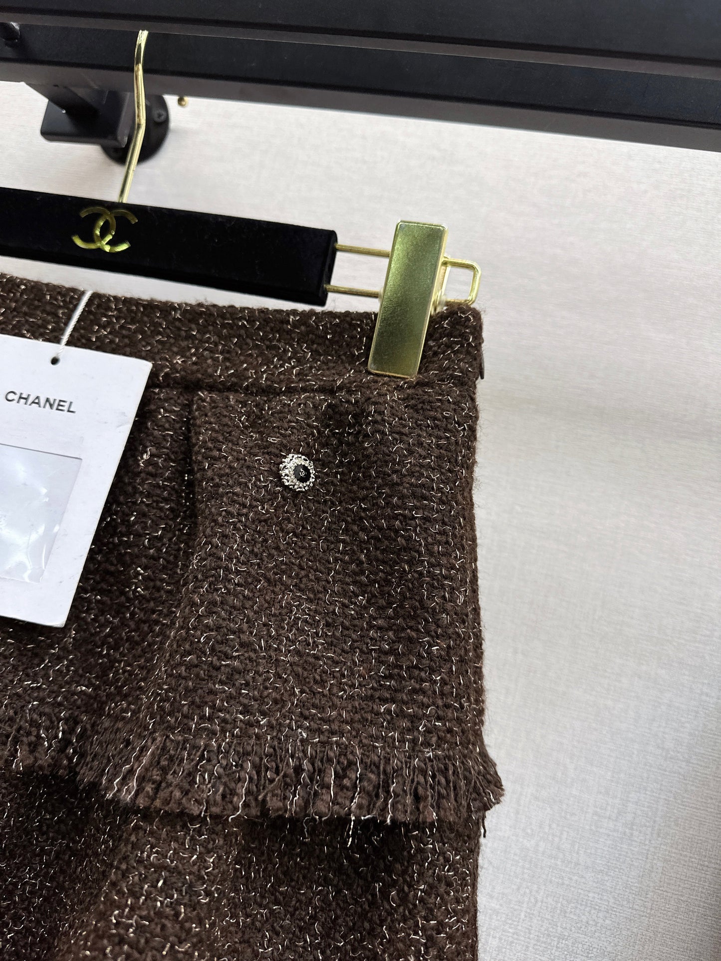 26SS NEW fringe woven skirt