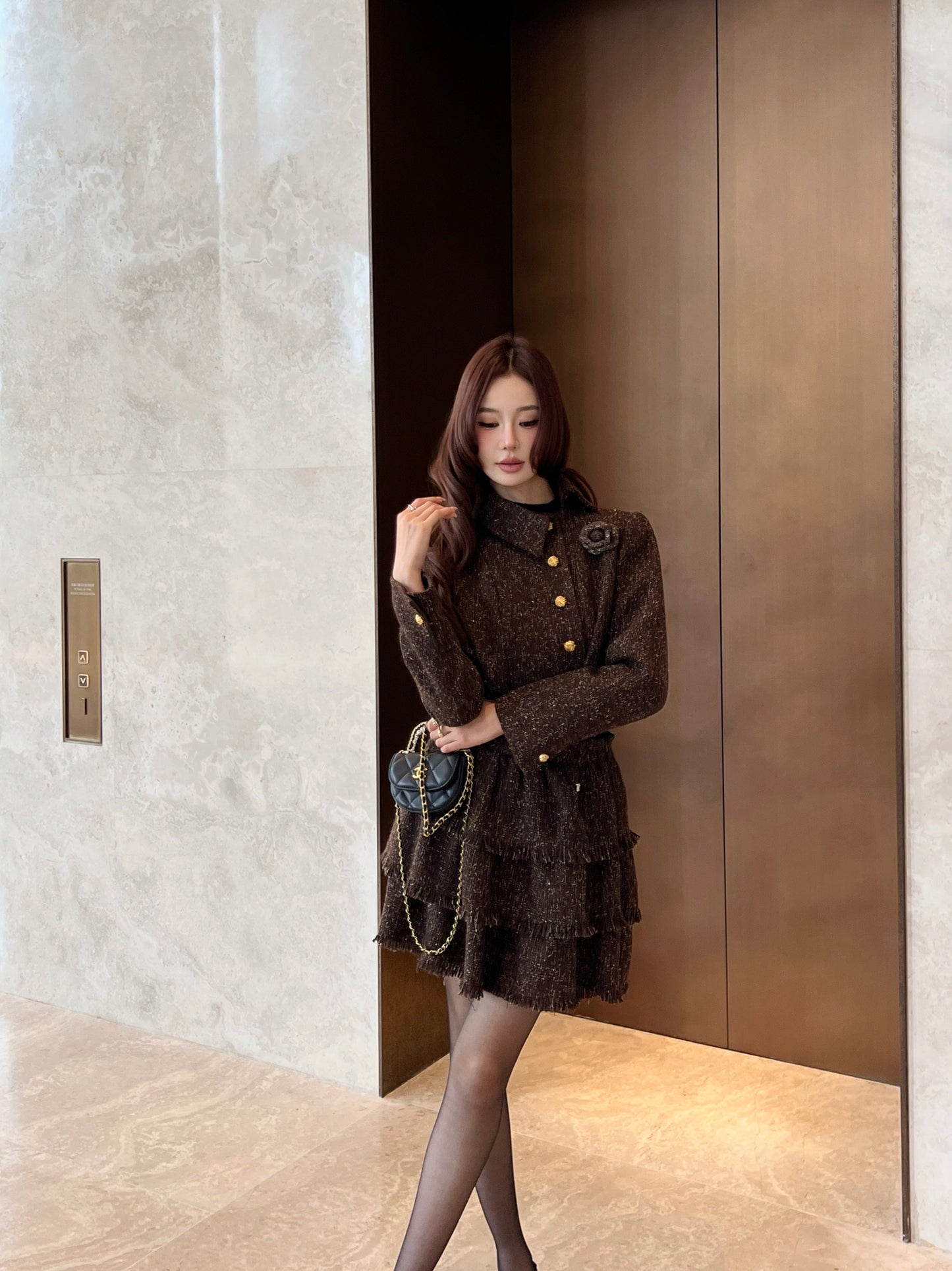 26SS NEUE gewebte Jacke