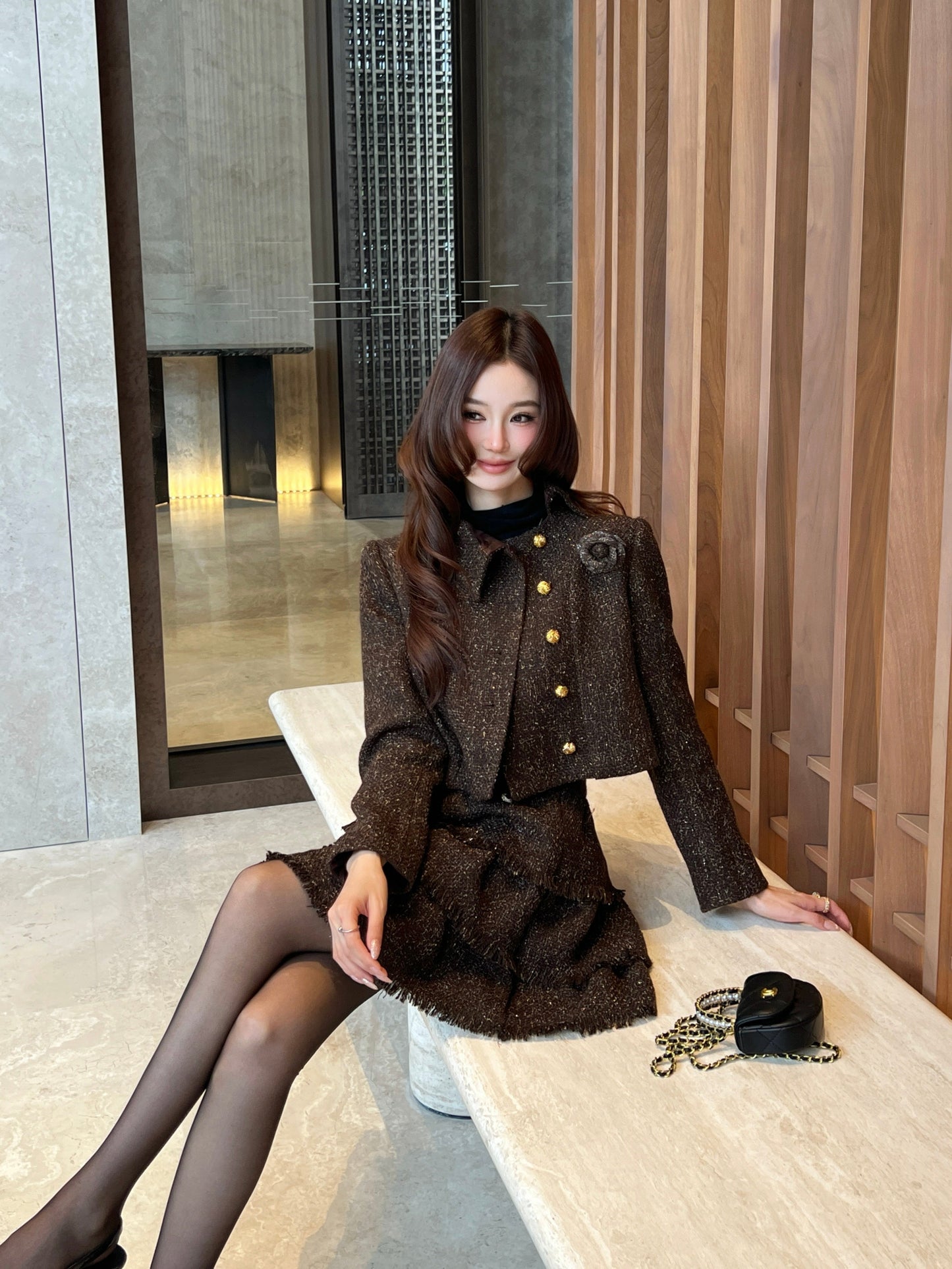 26SS NEUE gewebte Jacke
