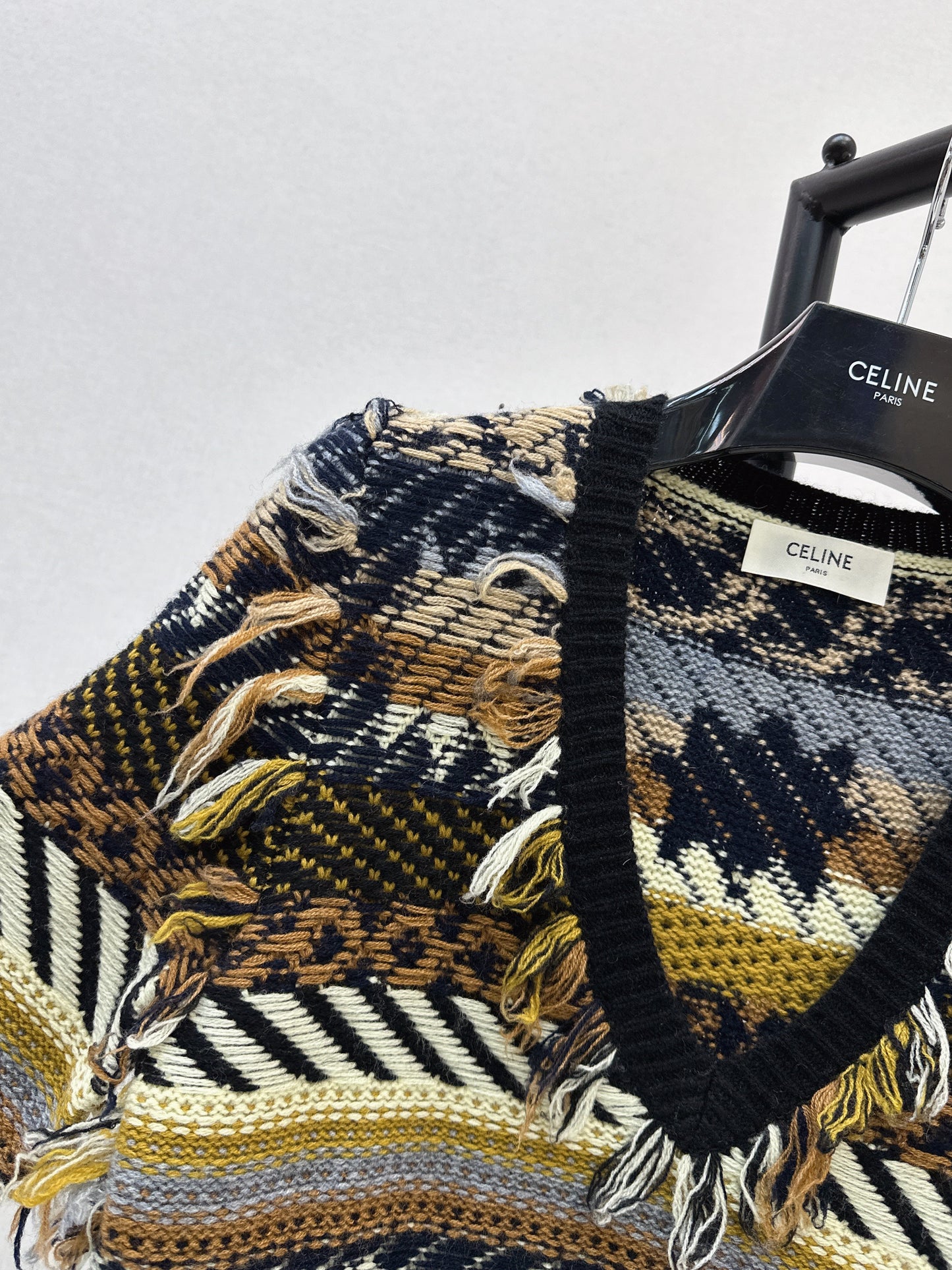 26SS NEUER Strickpullover mit Quasten