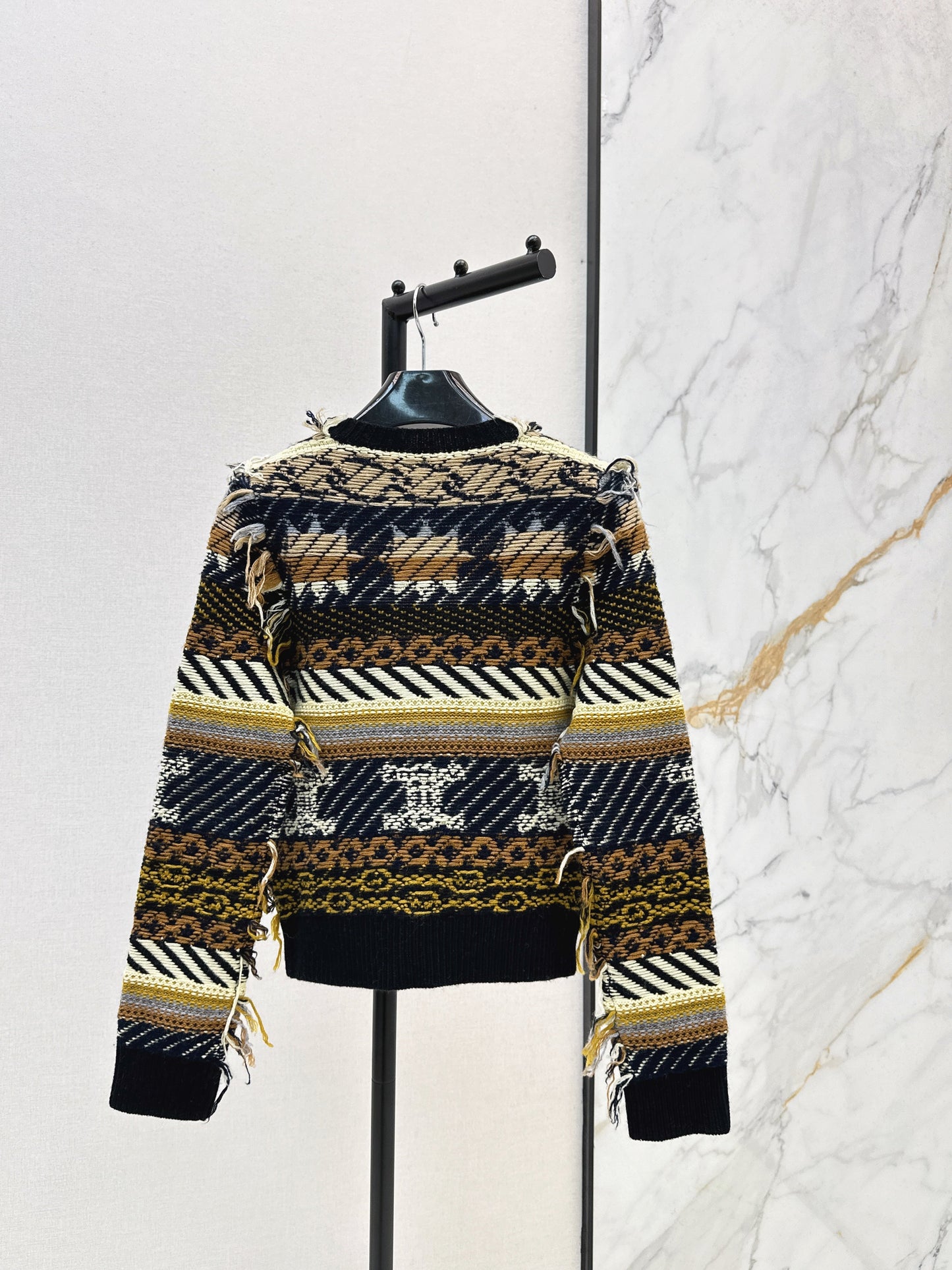 26SS NEUER Strickpullover mit Quasten