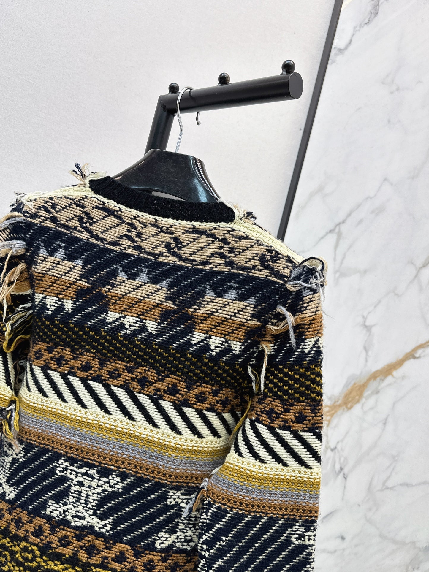 26SS NEUER Strickpullover mit Quasten