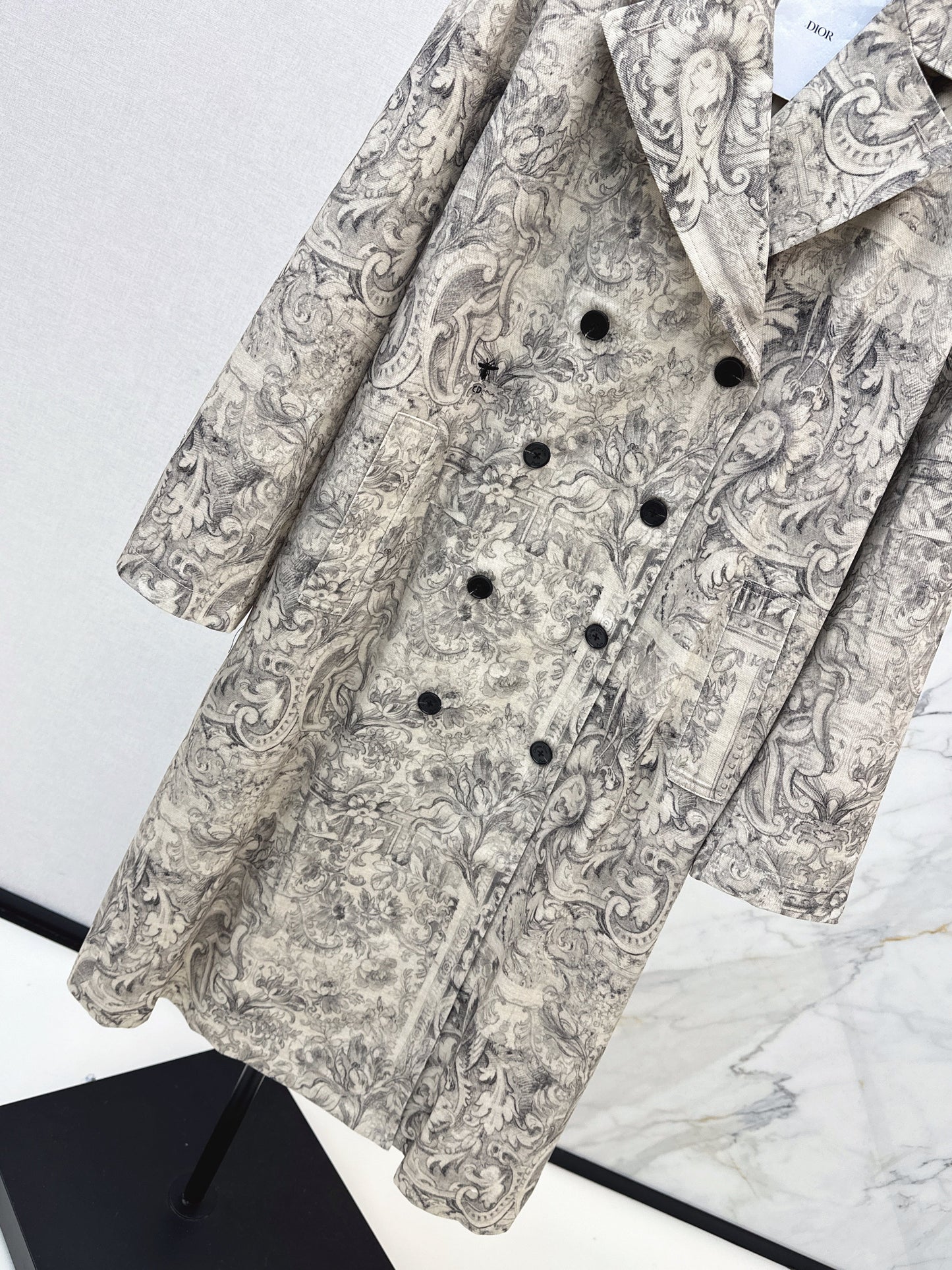 26SS NEUE bedruckte Jeans-Übergangsmäntel