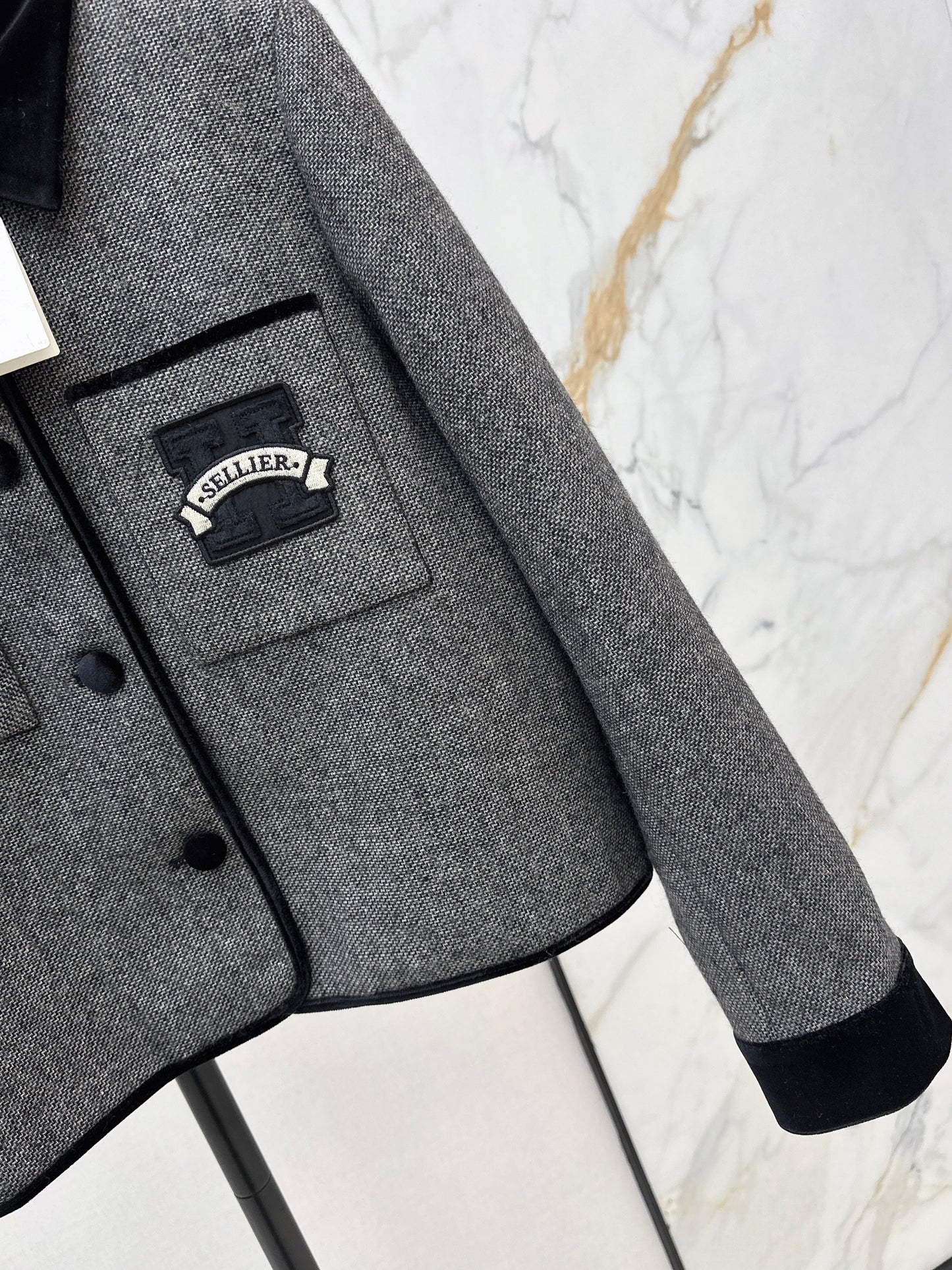 26SS NEUE Vertragssamtjacke