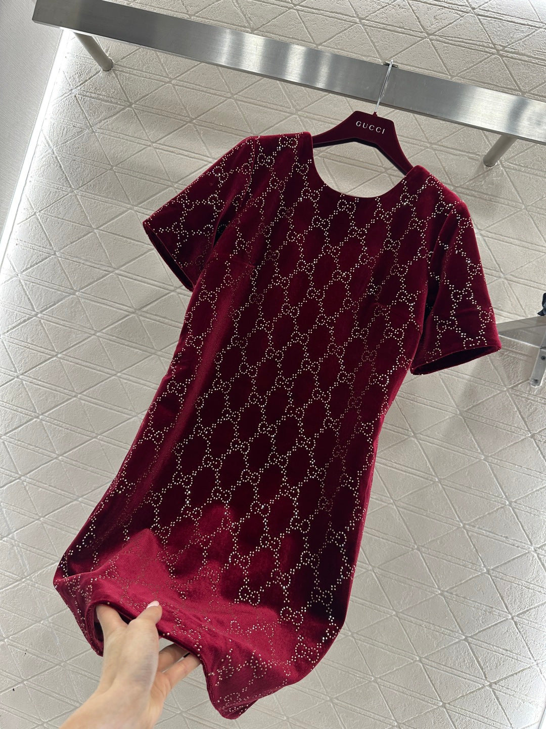 26SS NEUES Strasskleid