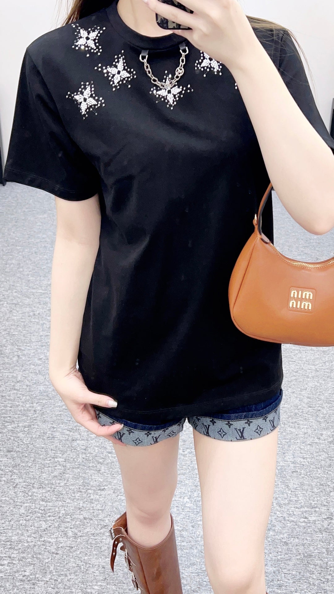 26SS NEUE bestickte T-Shirts