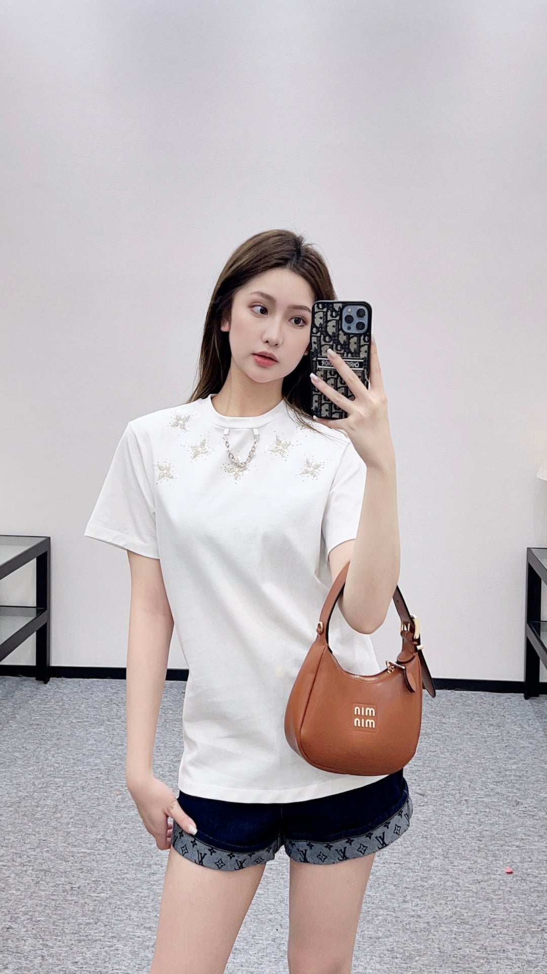 26SS NEUE bestickte T-Shirts