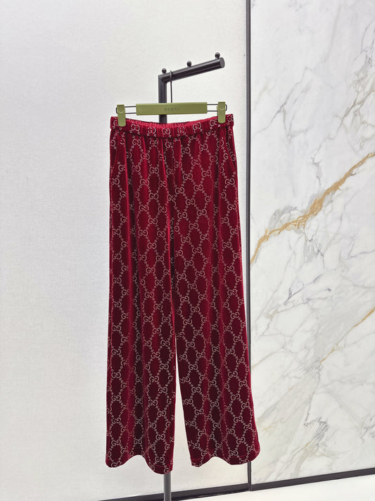 26SS NEW rhinestone suit pants