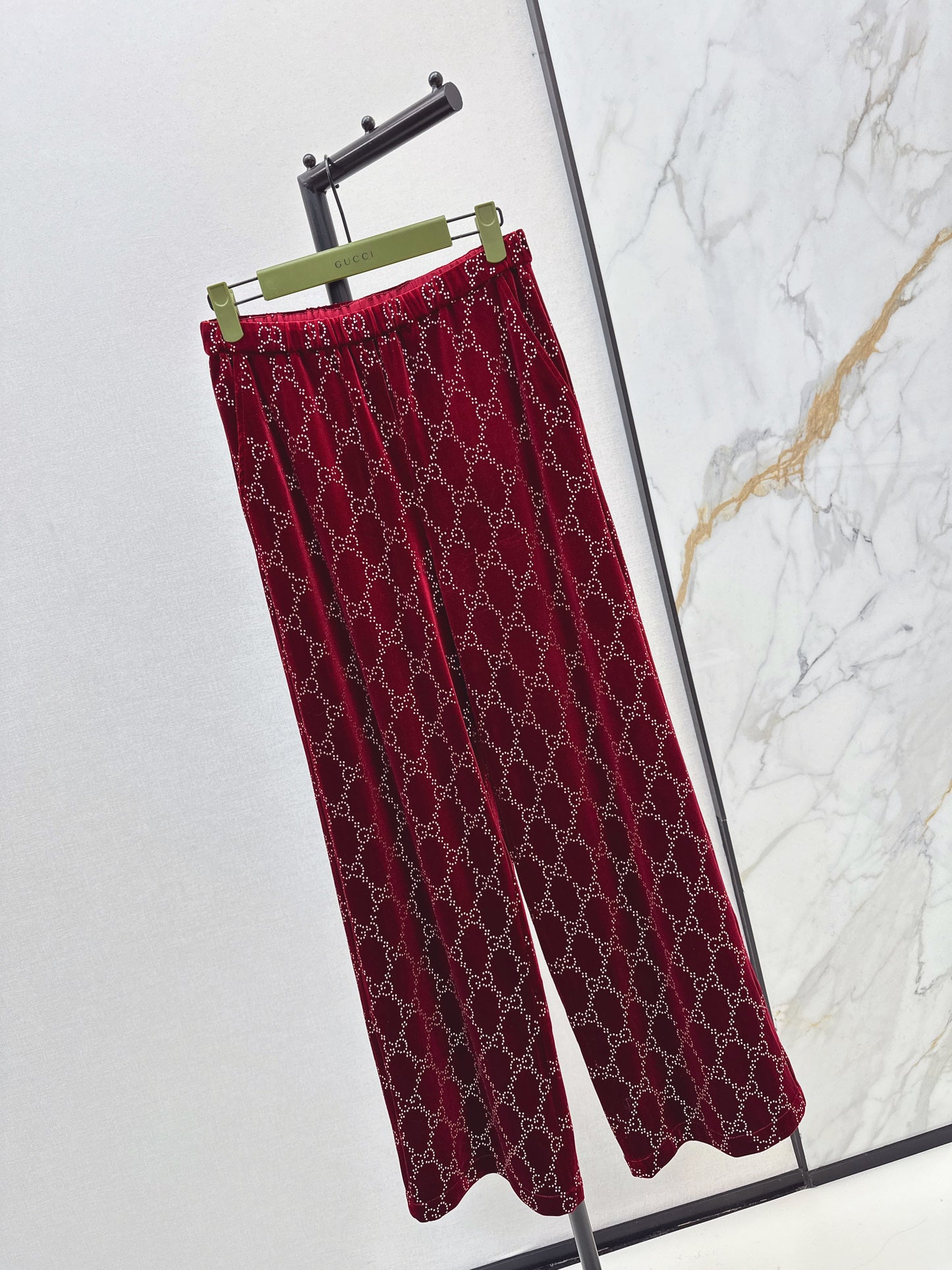 26SS NEW rhinestone suit pants
