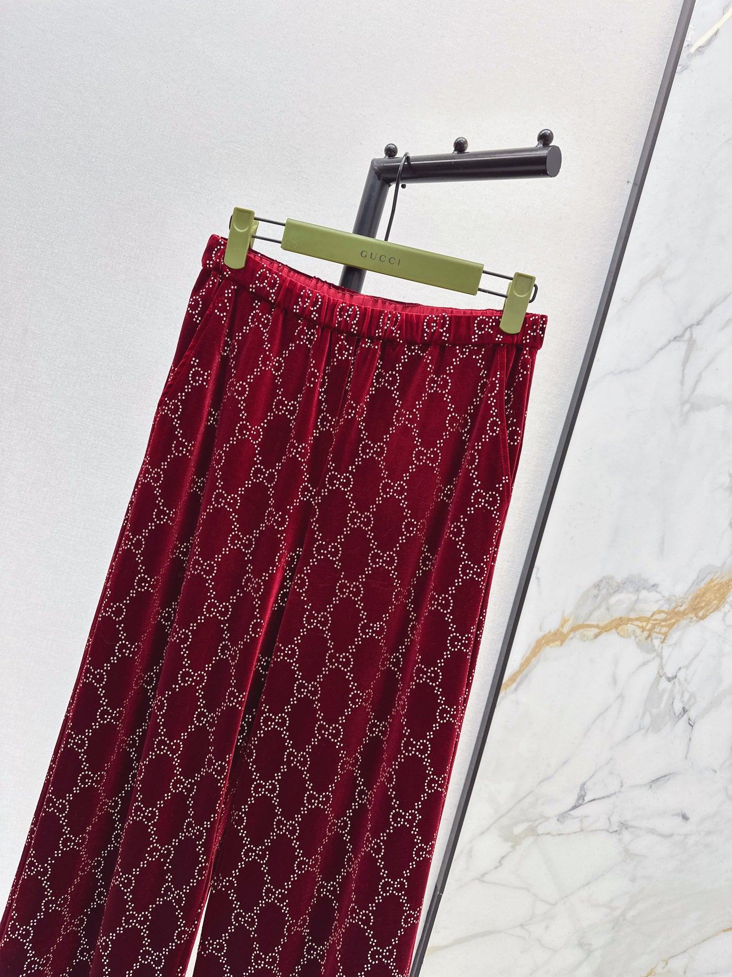 26SS NEW rhinestone suit pants