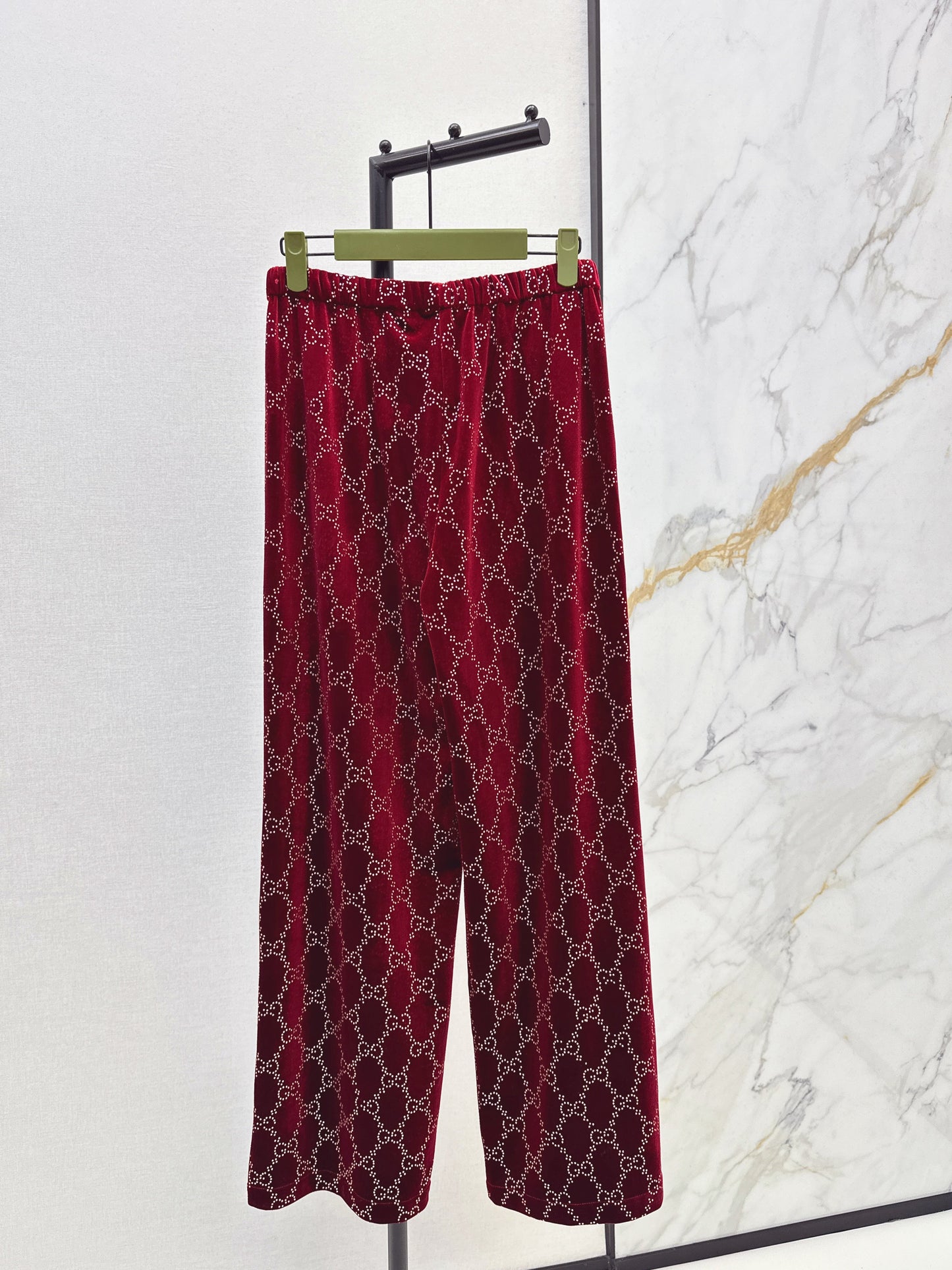 26SS NEW rhinestone suit pants