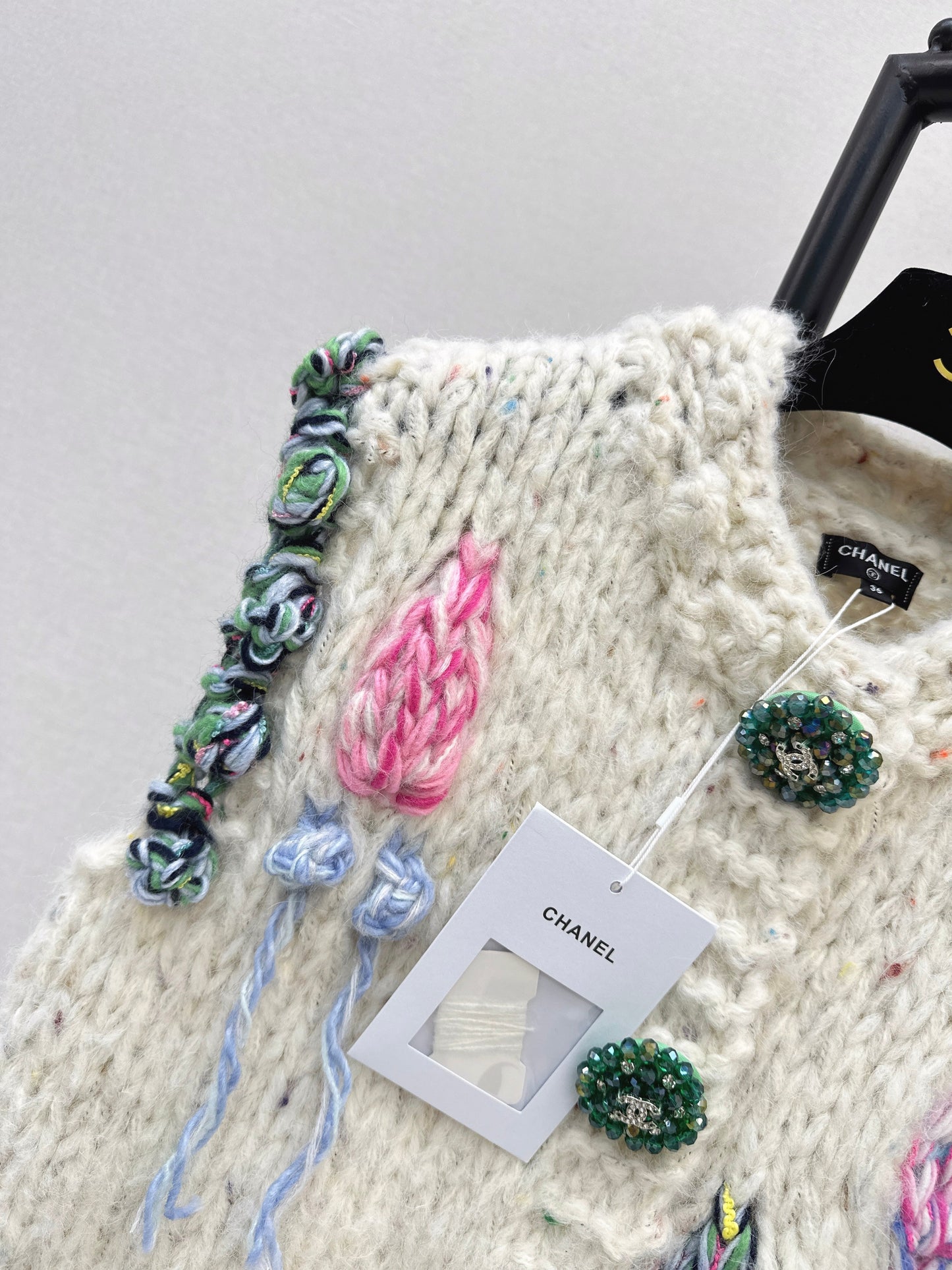 26SS NEW Retro knitted vest cardigan