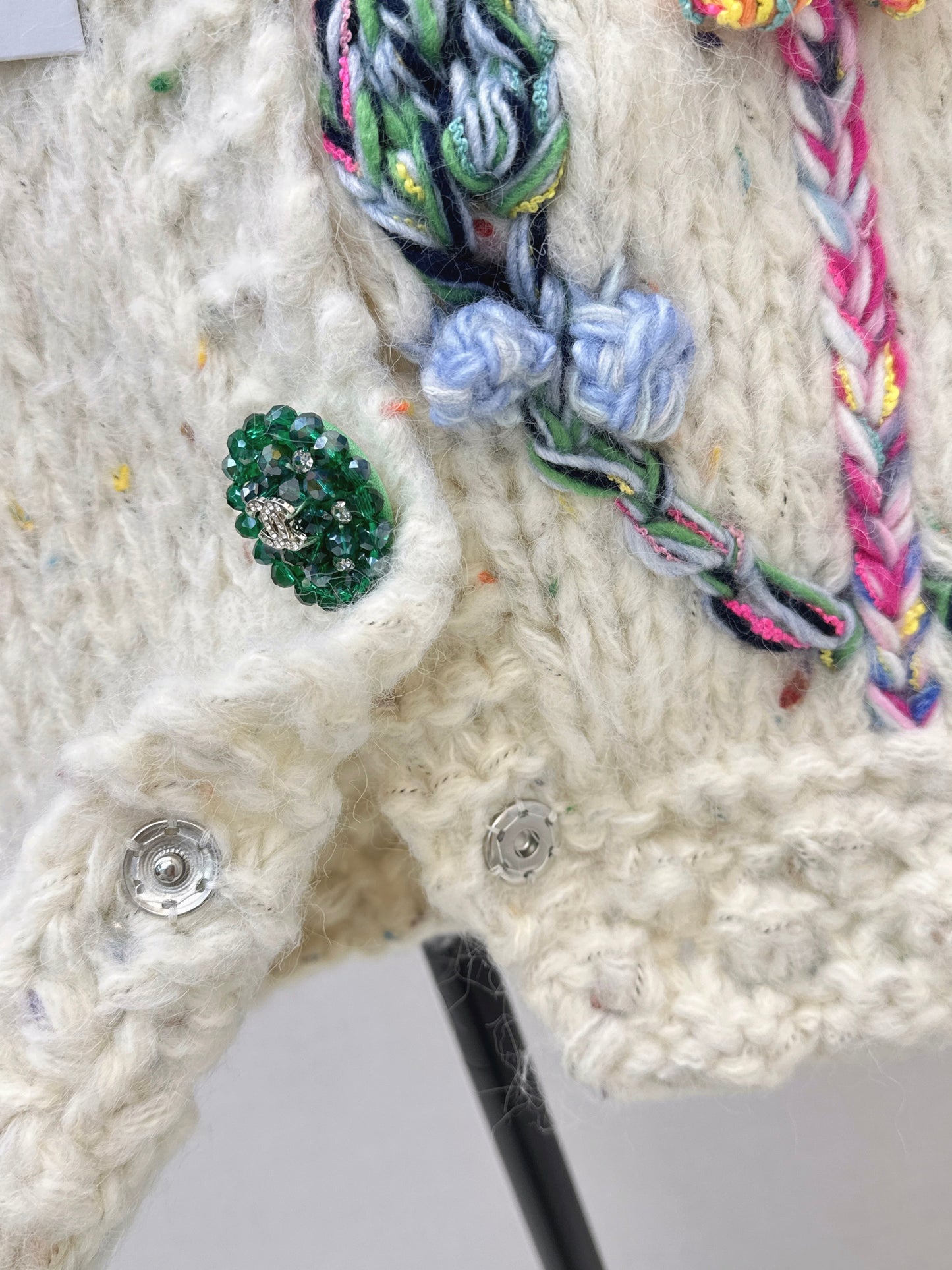 26SS NEW Retro knitted vest cardigan