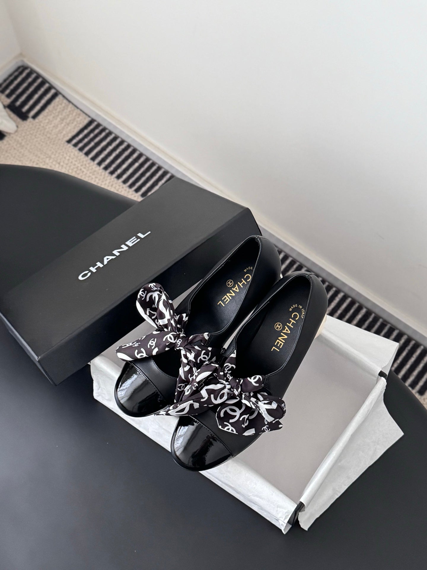 26SS NEUE Mary Jane Flats (Absatzhöhe: 7 cm)