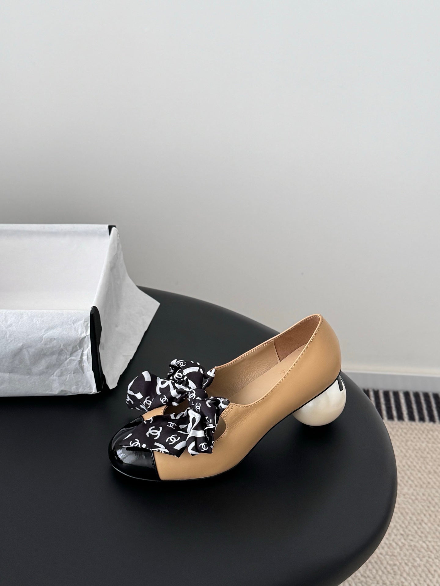 26SS NEUE Mary Jane Flats (Absatzhöhe: 7 cm)