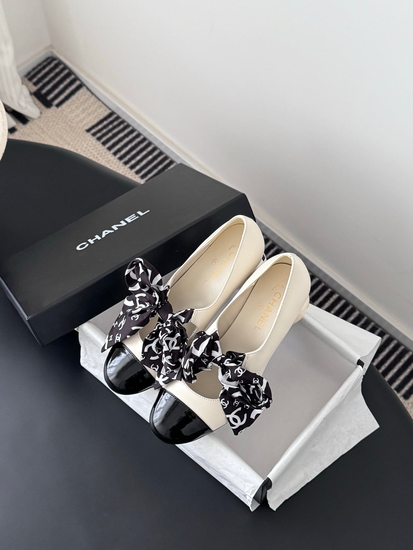 26SS NEUE Mary Jane Flats (Absatzhöhe: 7 cm)