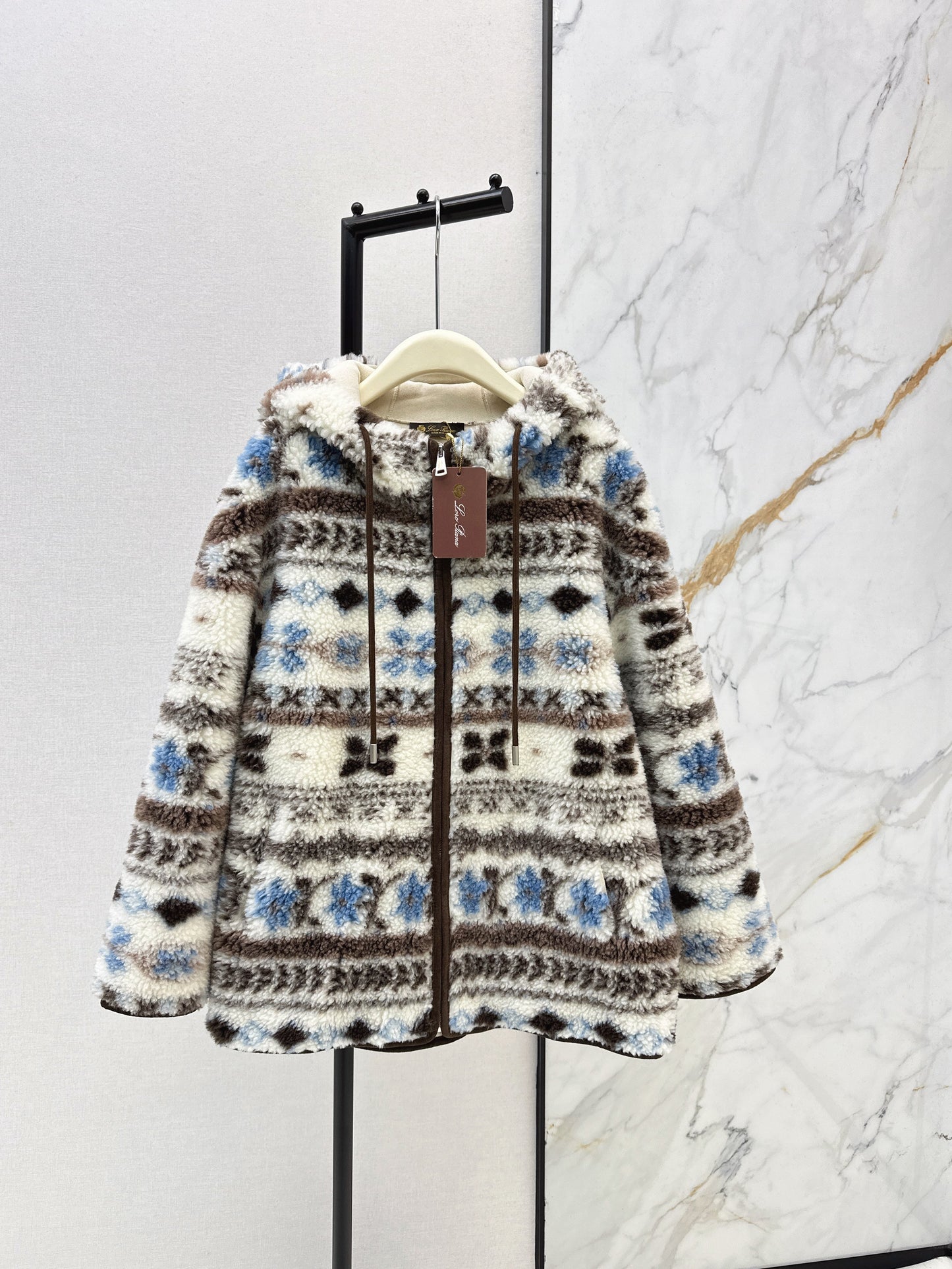 26SS NEUE Fair-Isle-Fleecejacke